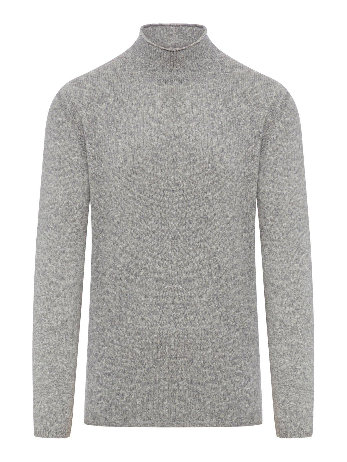 ROBERTO COLLINA HIGH-NECK KNITTED JUMPER