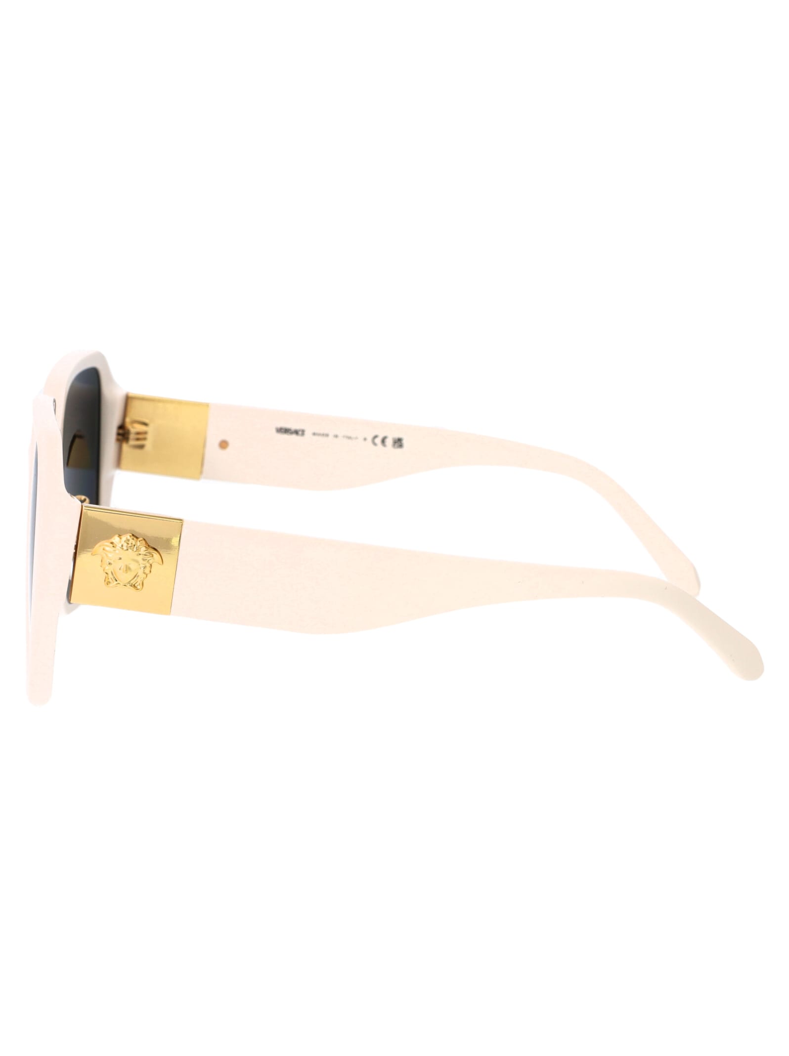 Shop Versace 0ve4472d Sunglasses In 548487 Ivory White