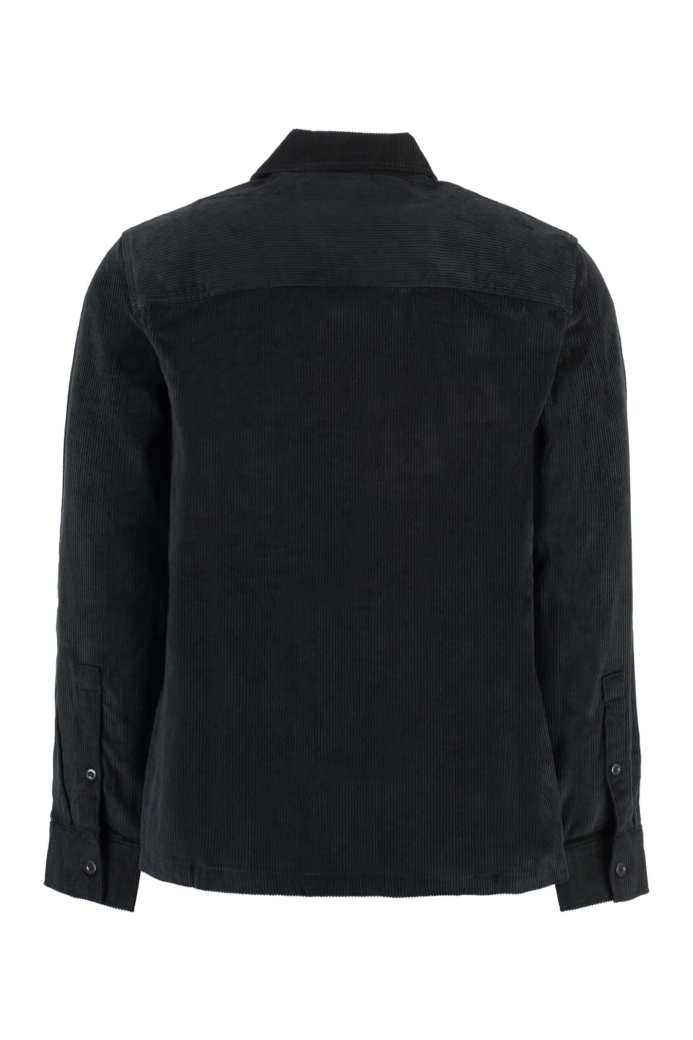 Shop Dickies Higginson Corduroy Shirt In Black
