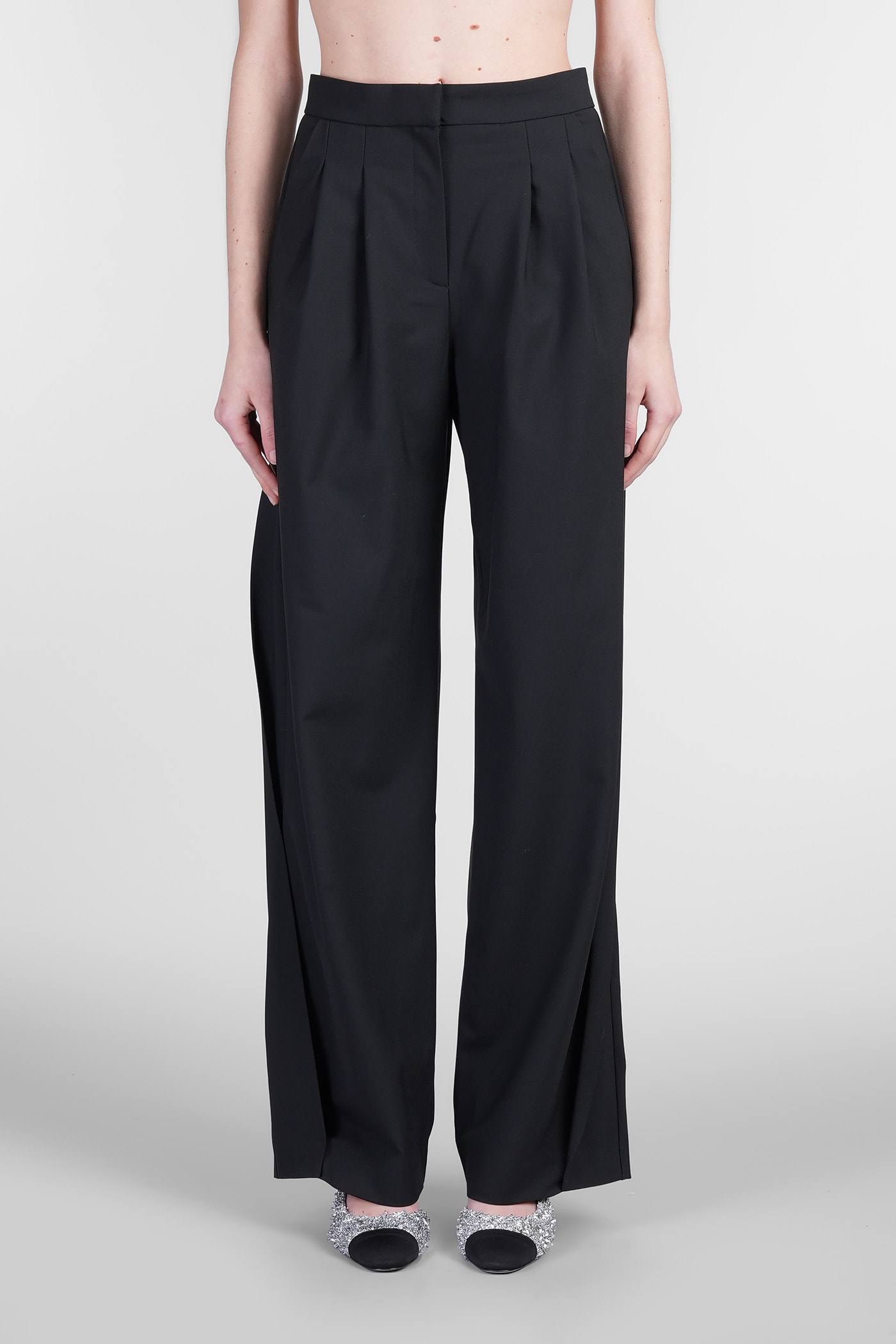 Cirse Pants In Black Polyester