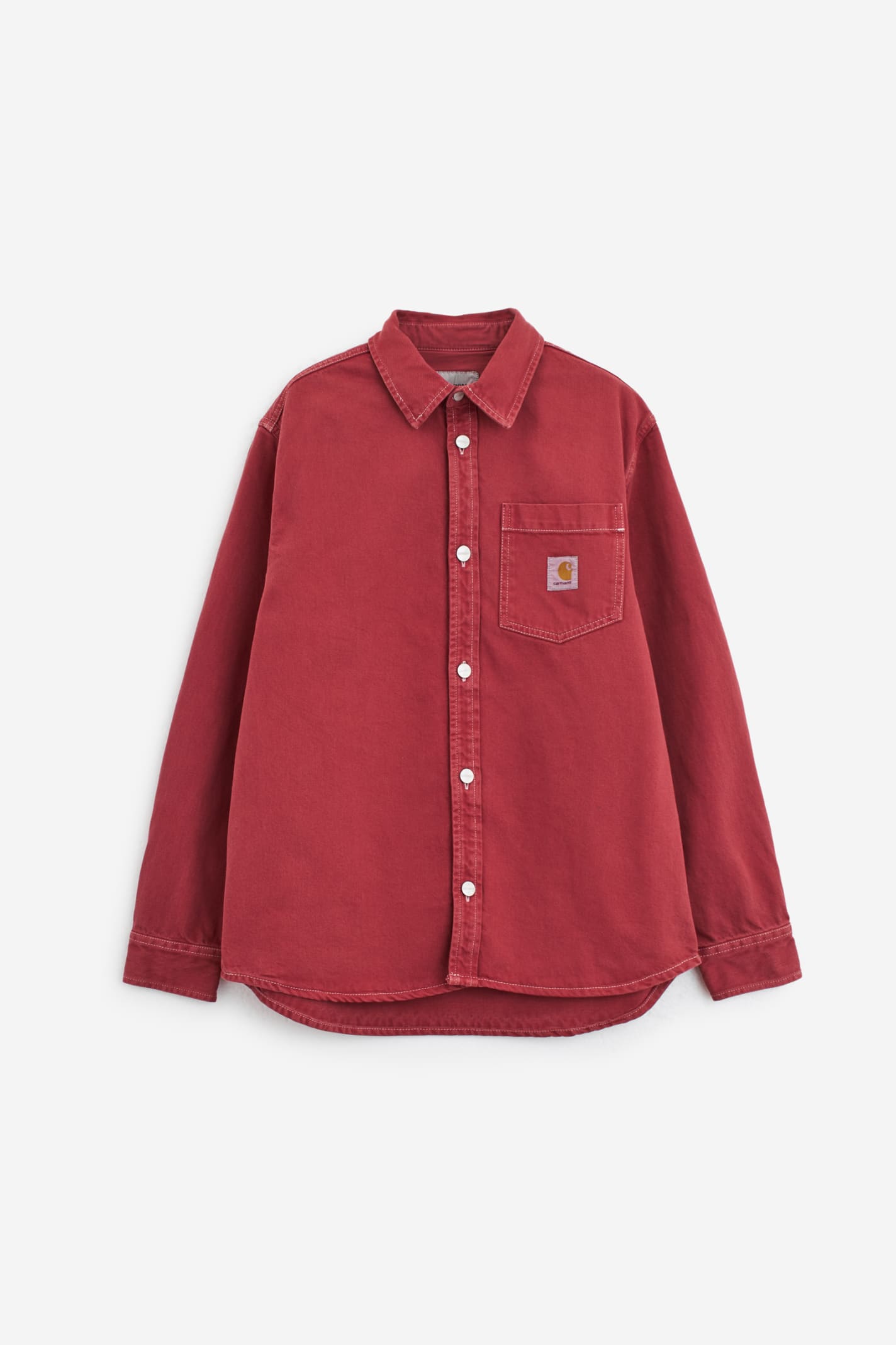 Shop Carhartt George Shirt In Red