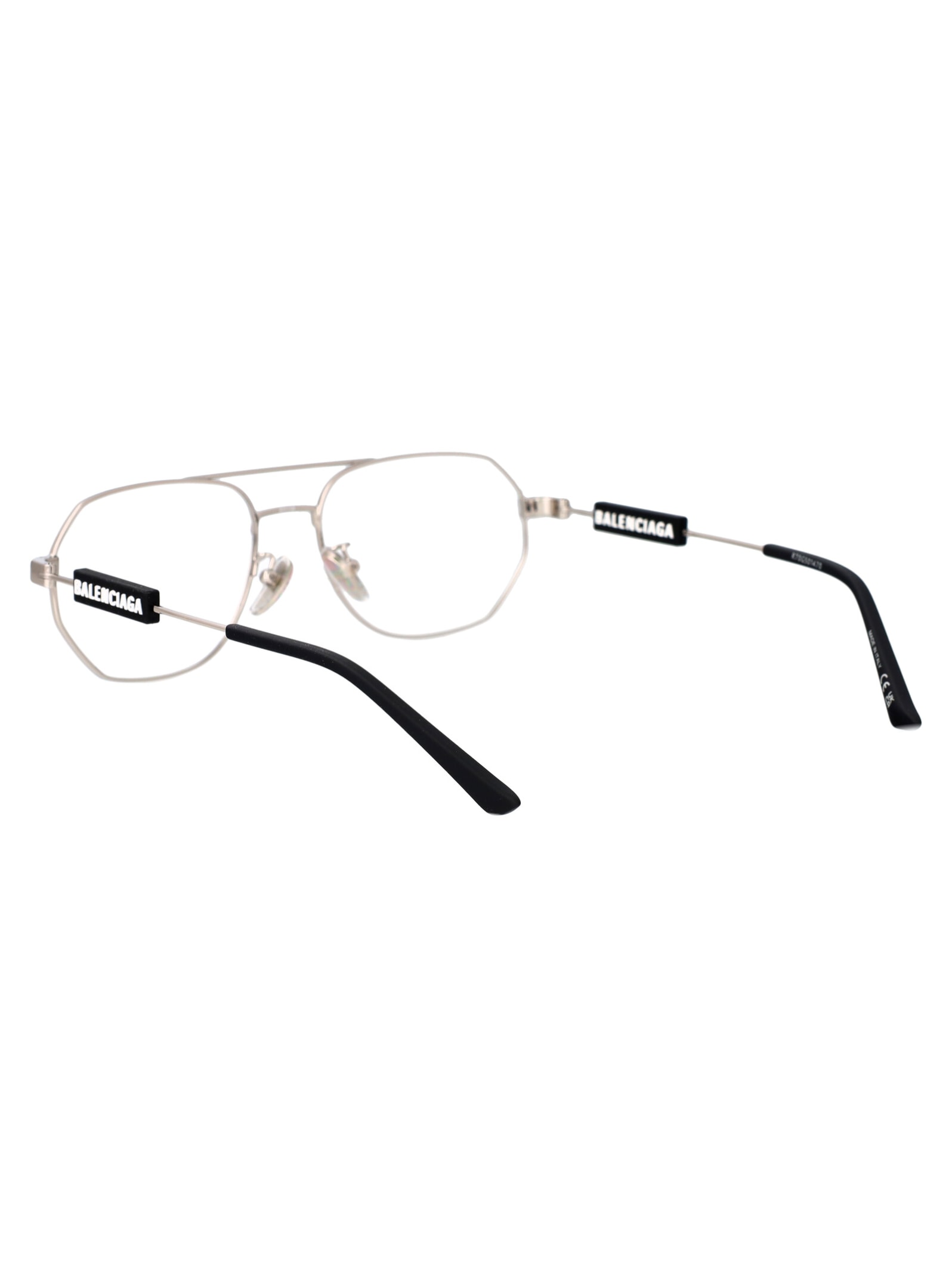 Balenciaga Bb0117o Glasses In Metallic