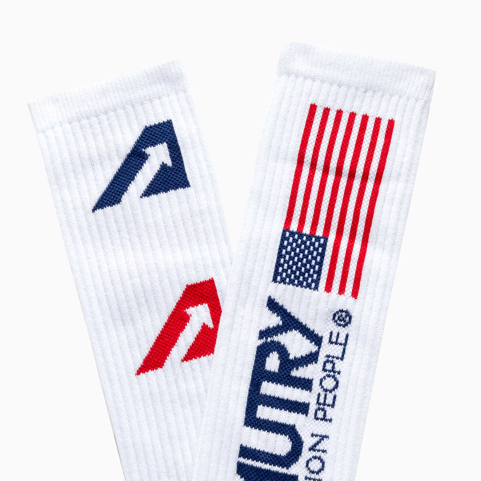 Shop Autry Socks A23isoiu45wb In White