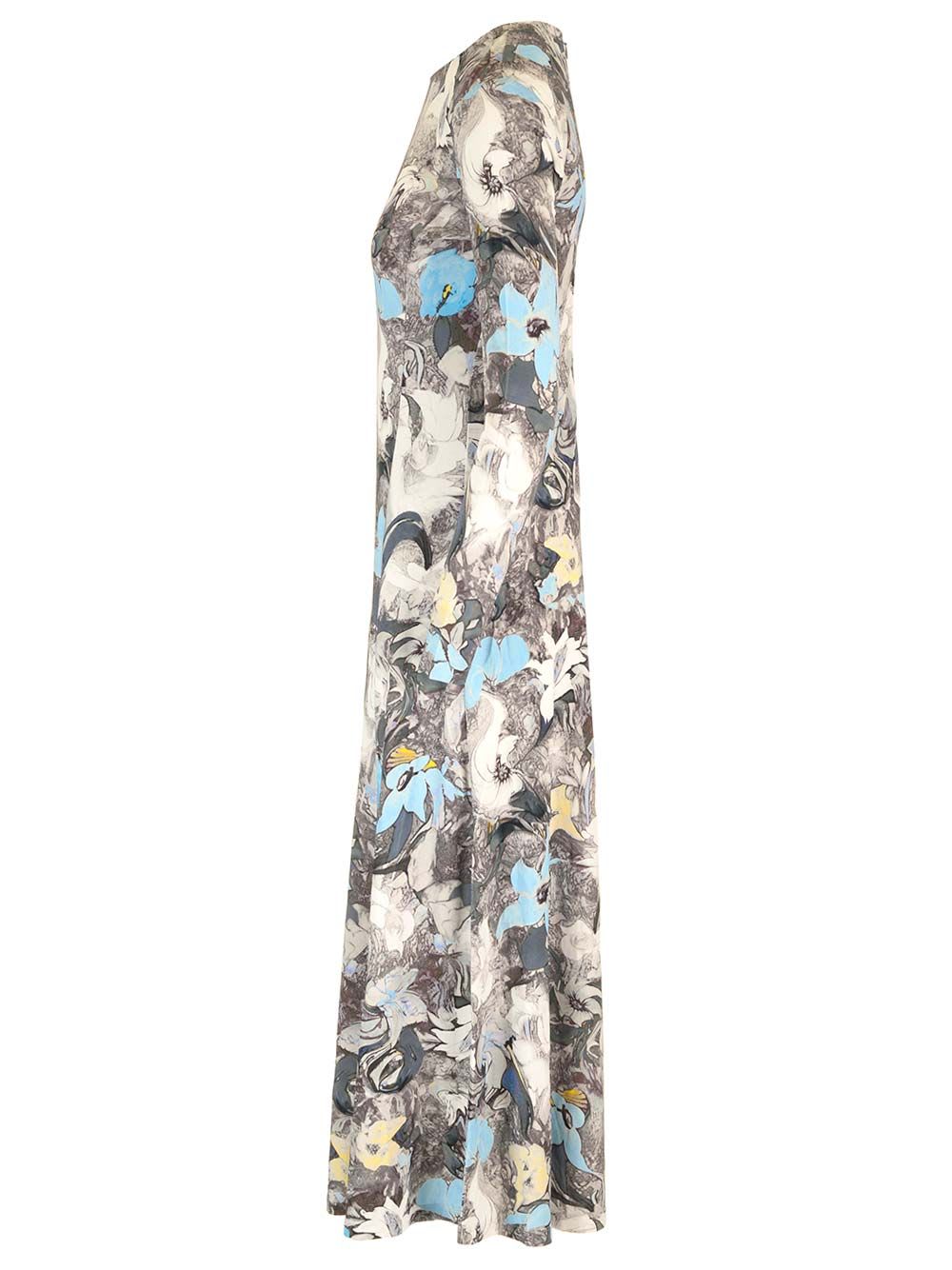 Shop Tory Burch Viscose Jersey Midi Dress In Multicolor