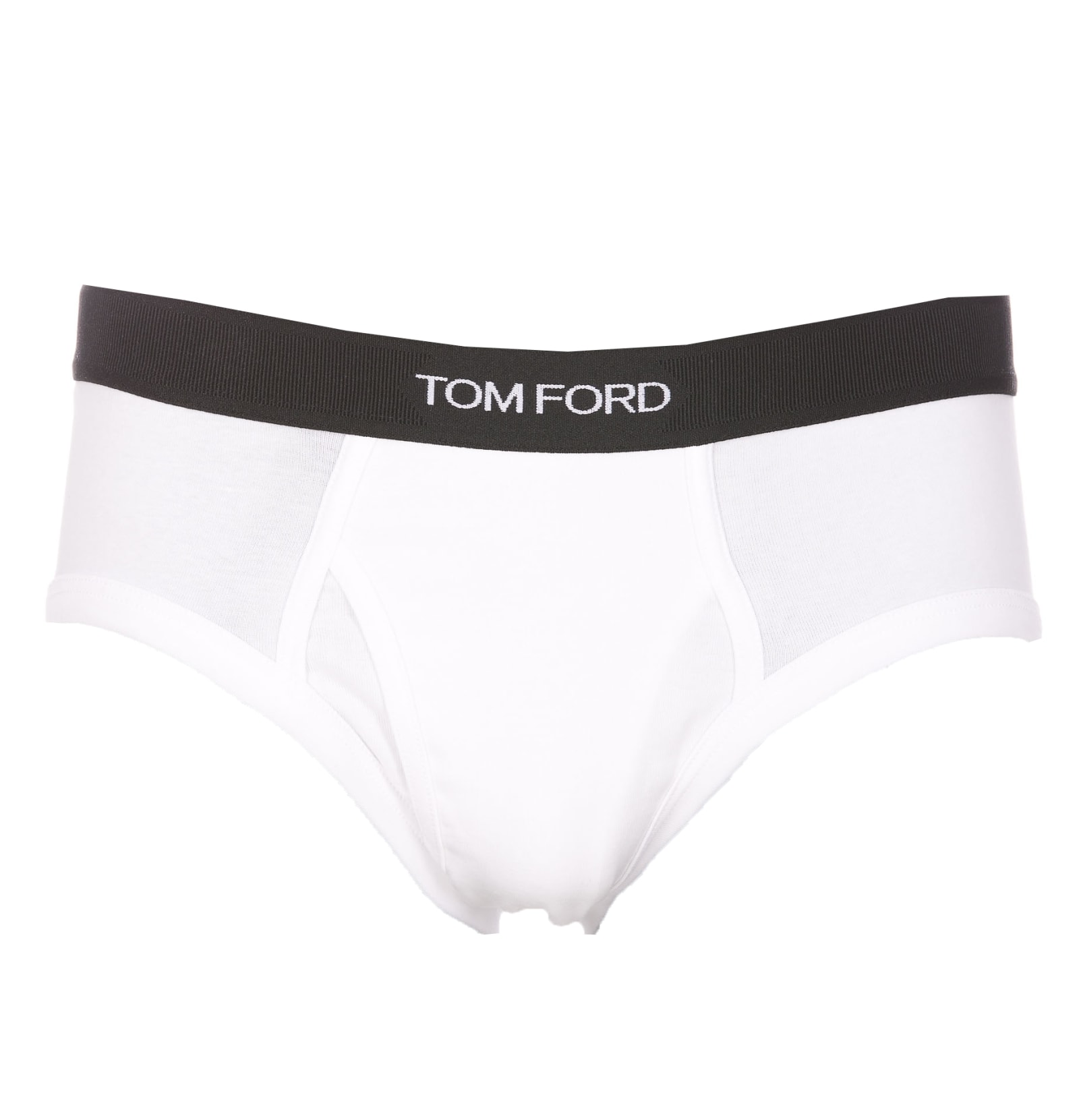 Shop Tom Ford Logo Bipack Slip In White