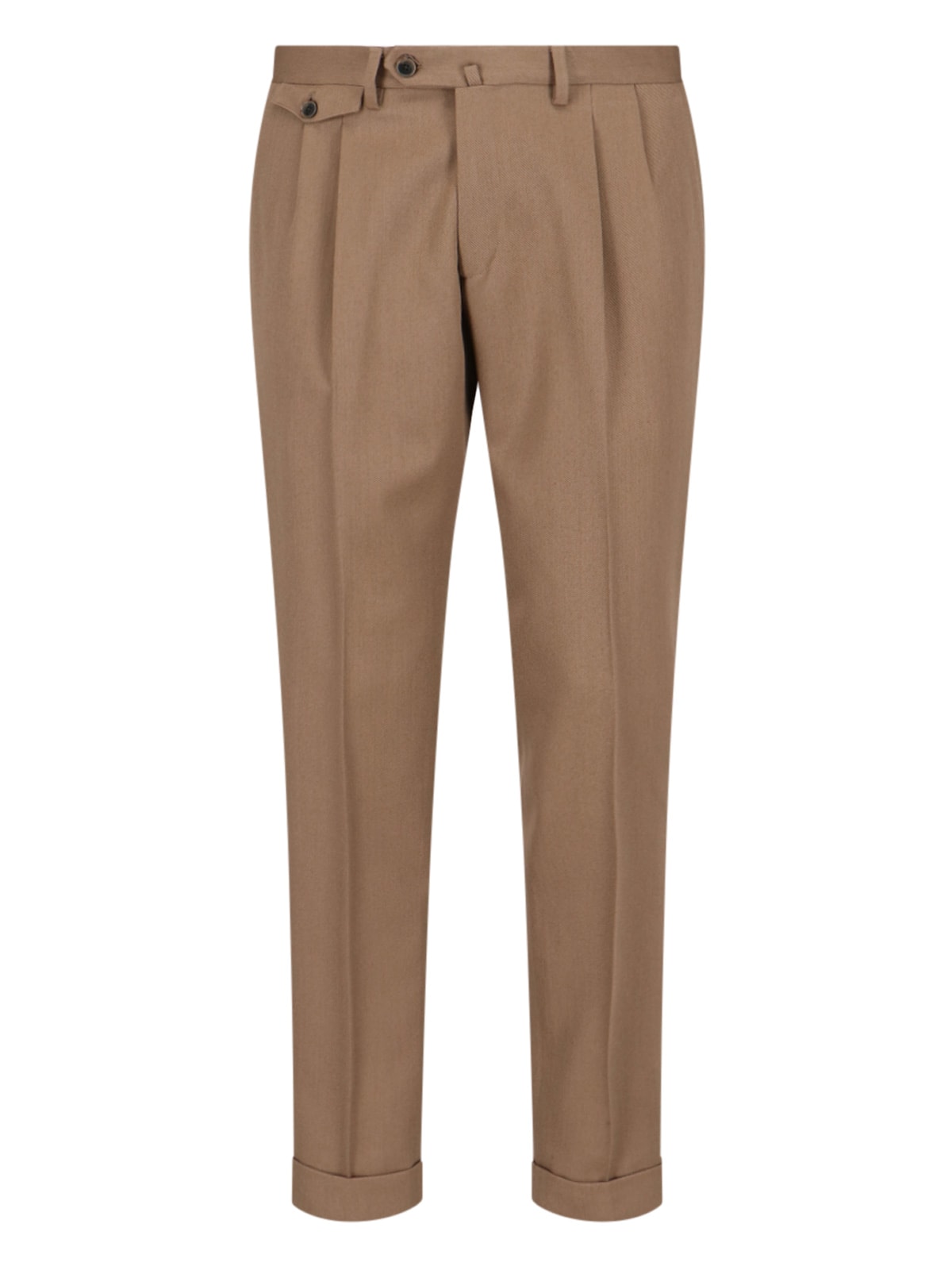 Shop Briglia 1949 Slim Trousers In Brown