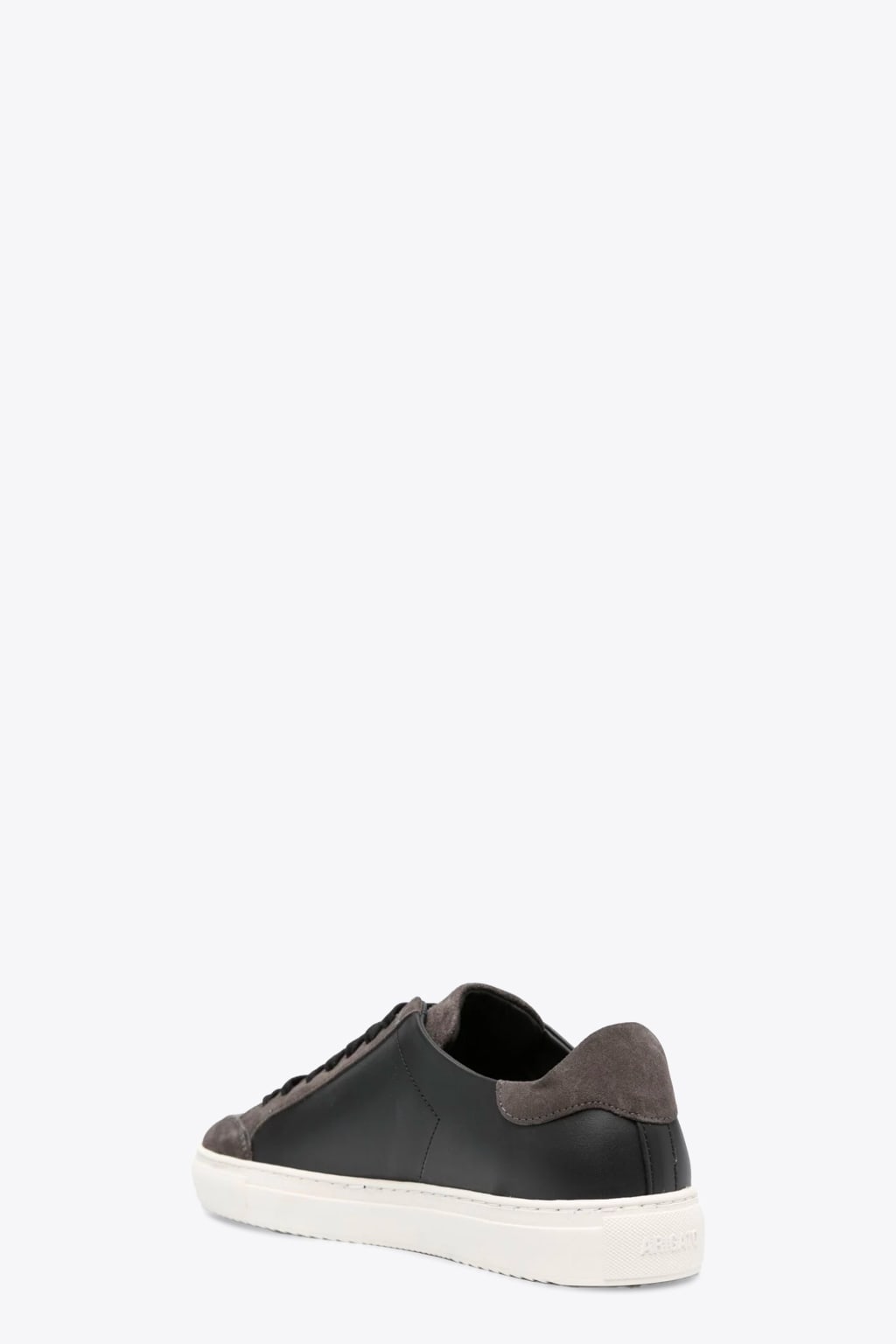 Shop Axel Arigato Clean 90 Triple Sneaker Black Leather And Grey Suede Low Sneaker - Clean 90 Triple In Nero/grigio
