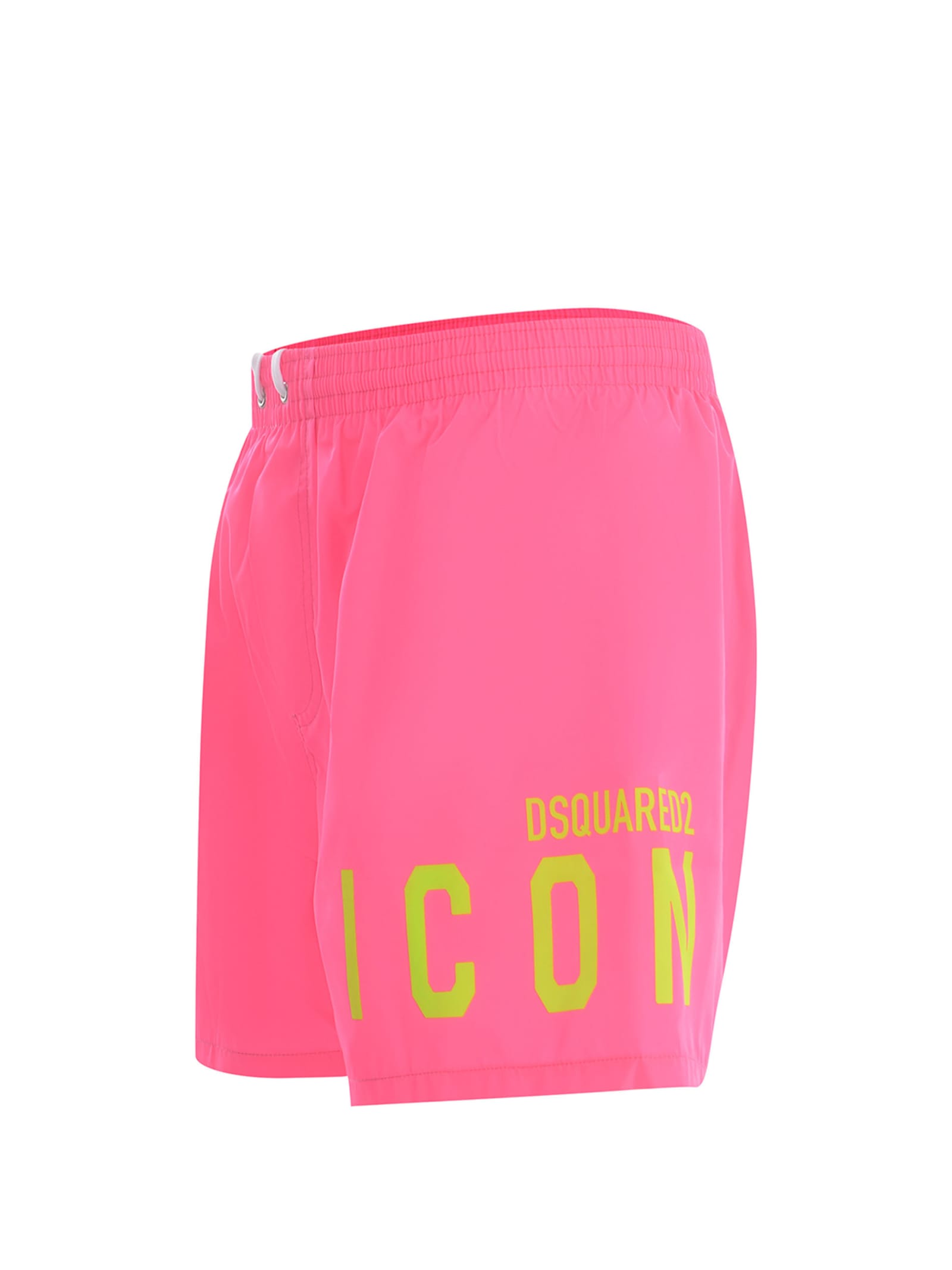 Shop Dsquared2 Swimsuit  Icon In Nylon In Pink