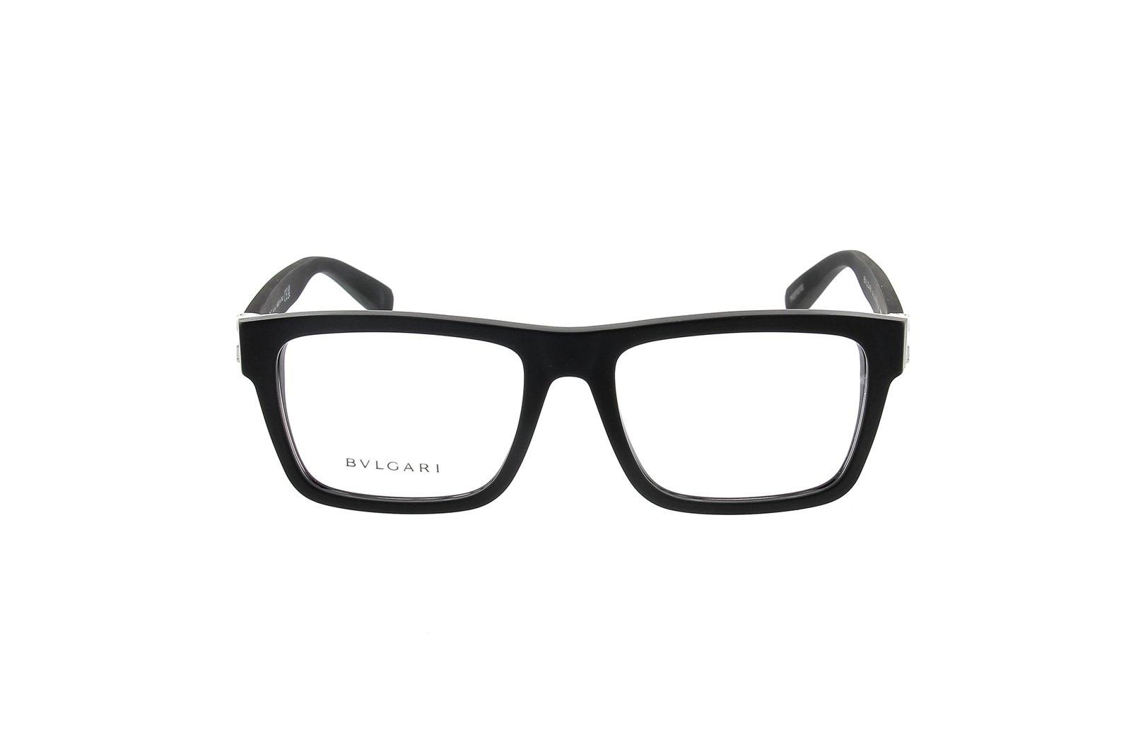 BULGARI RECTANGULAR FRAME GLASSES 