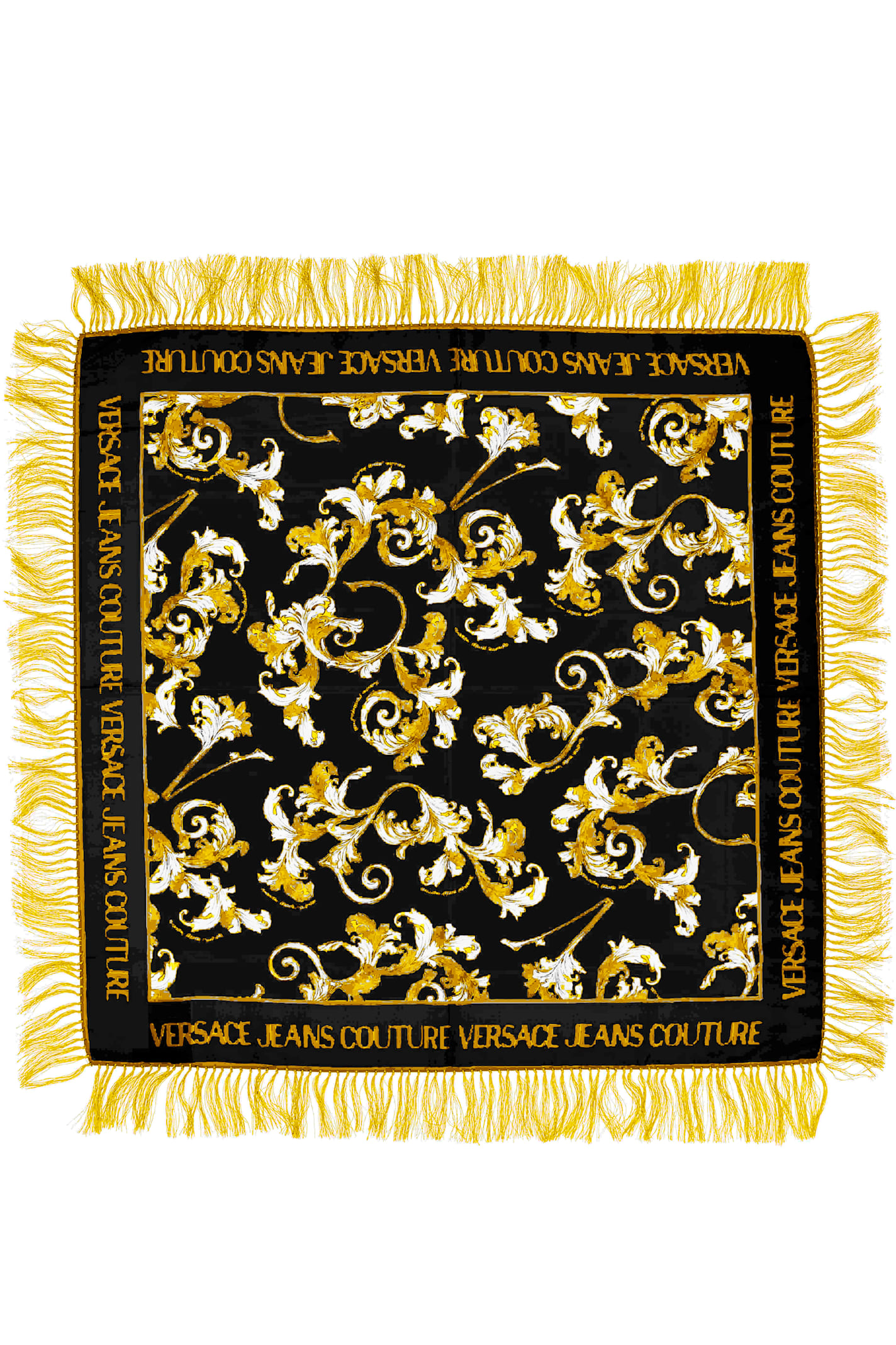 Versace Jeans Couture Foulard In Black