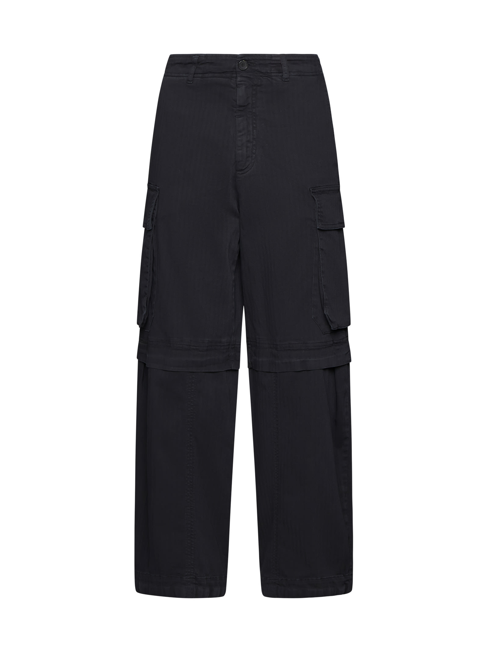 Shop Semicouture Pants In Black