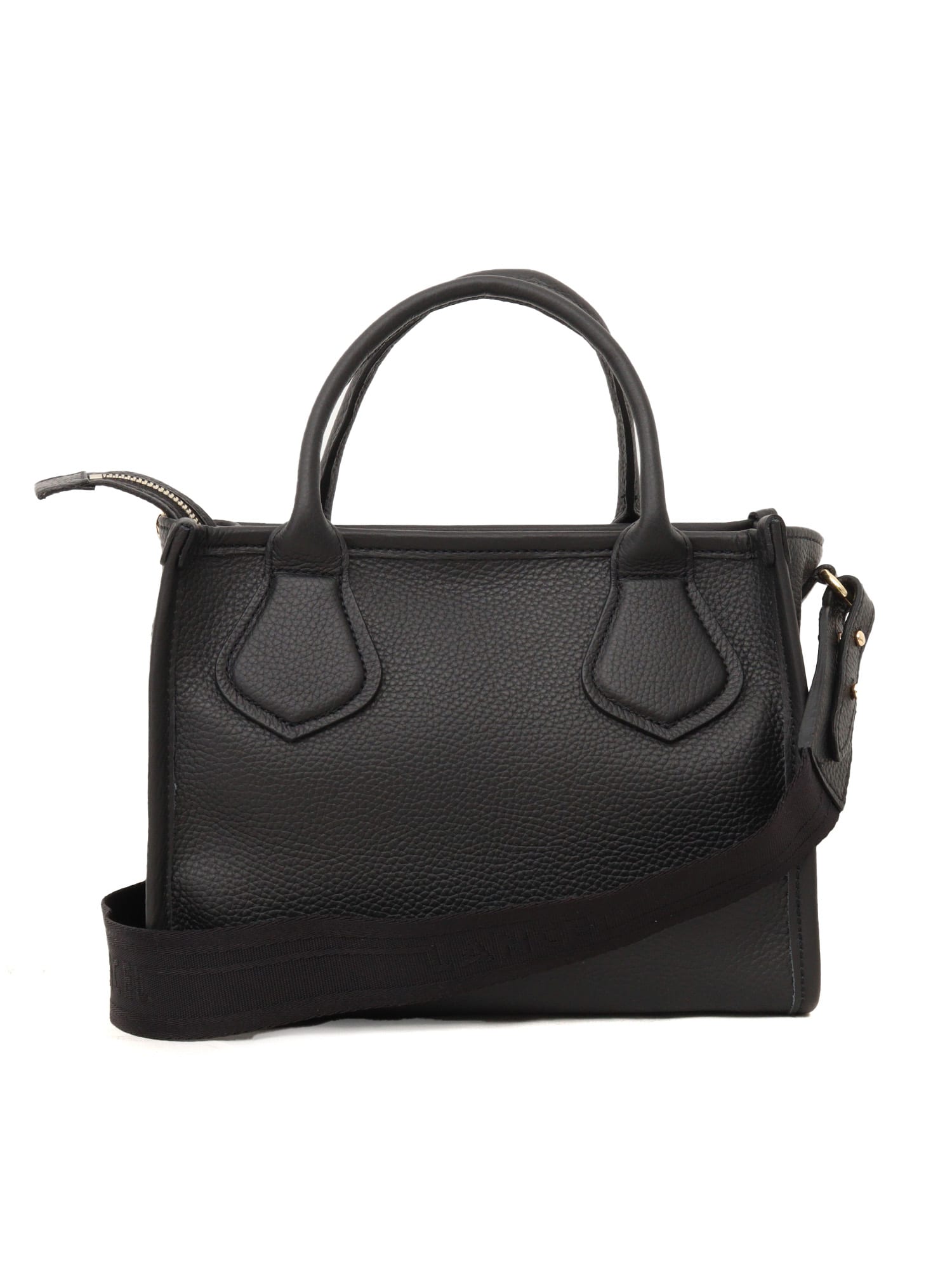 Shop Lancel Zipped Bag S In Black