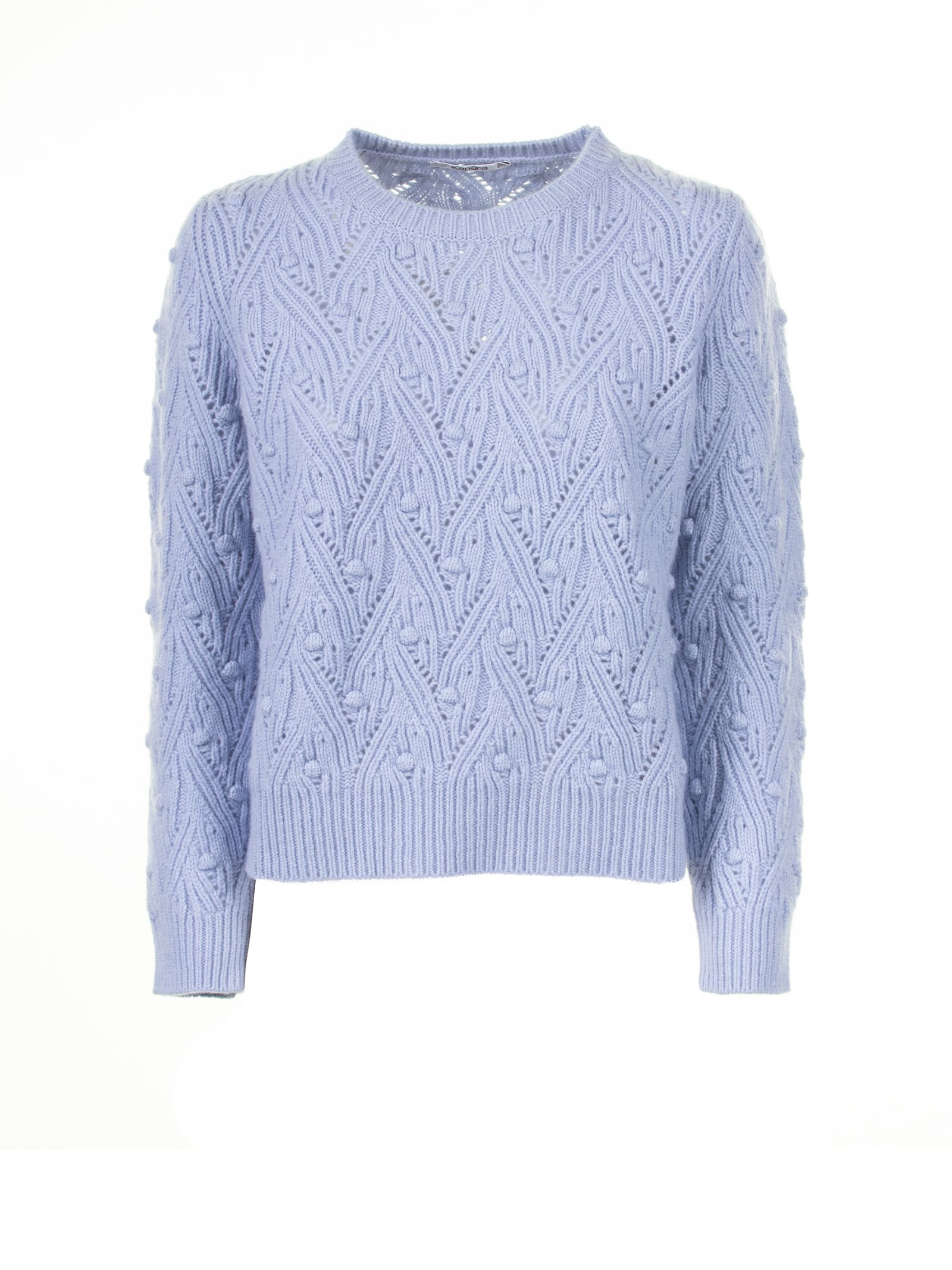 Kangra Blue Crewneck Sweater