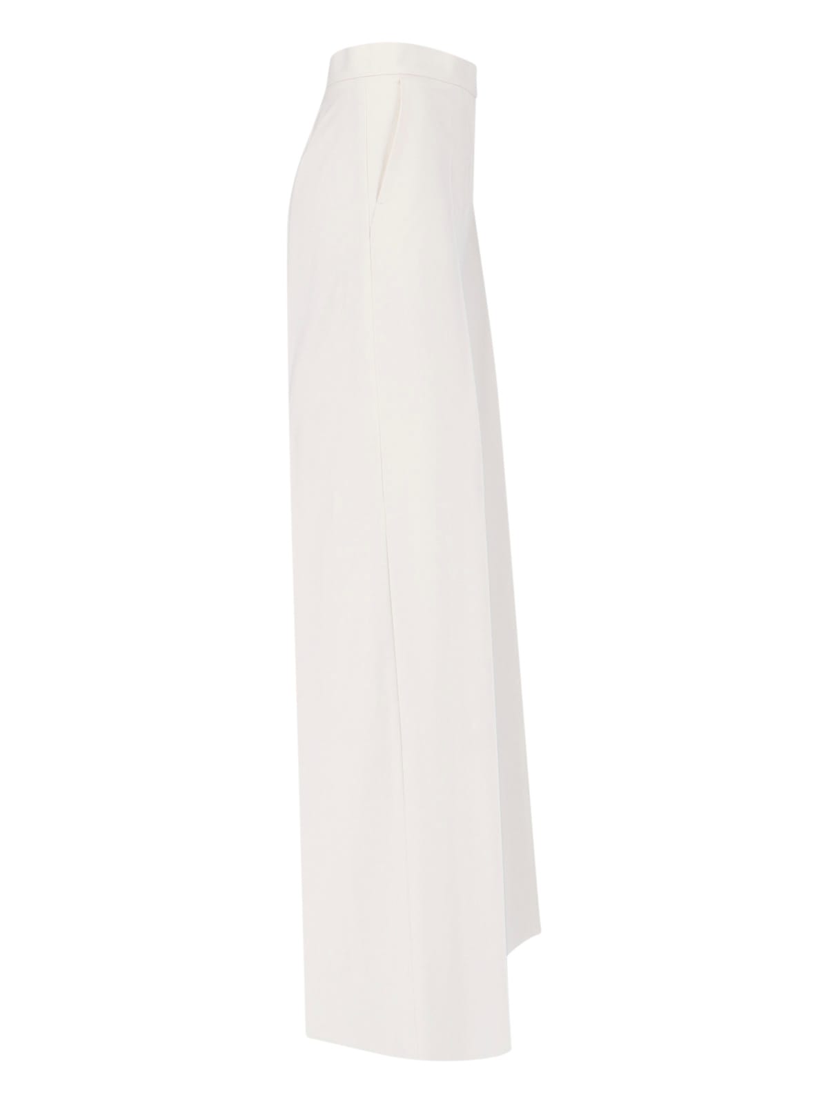 Max Mara Finish Wide Pants In White