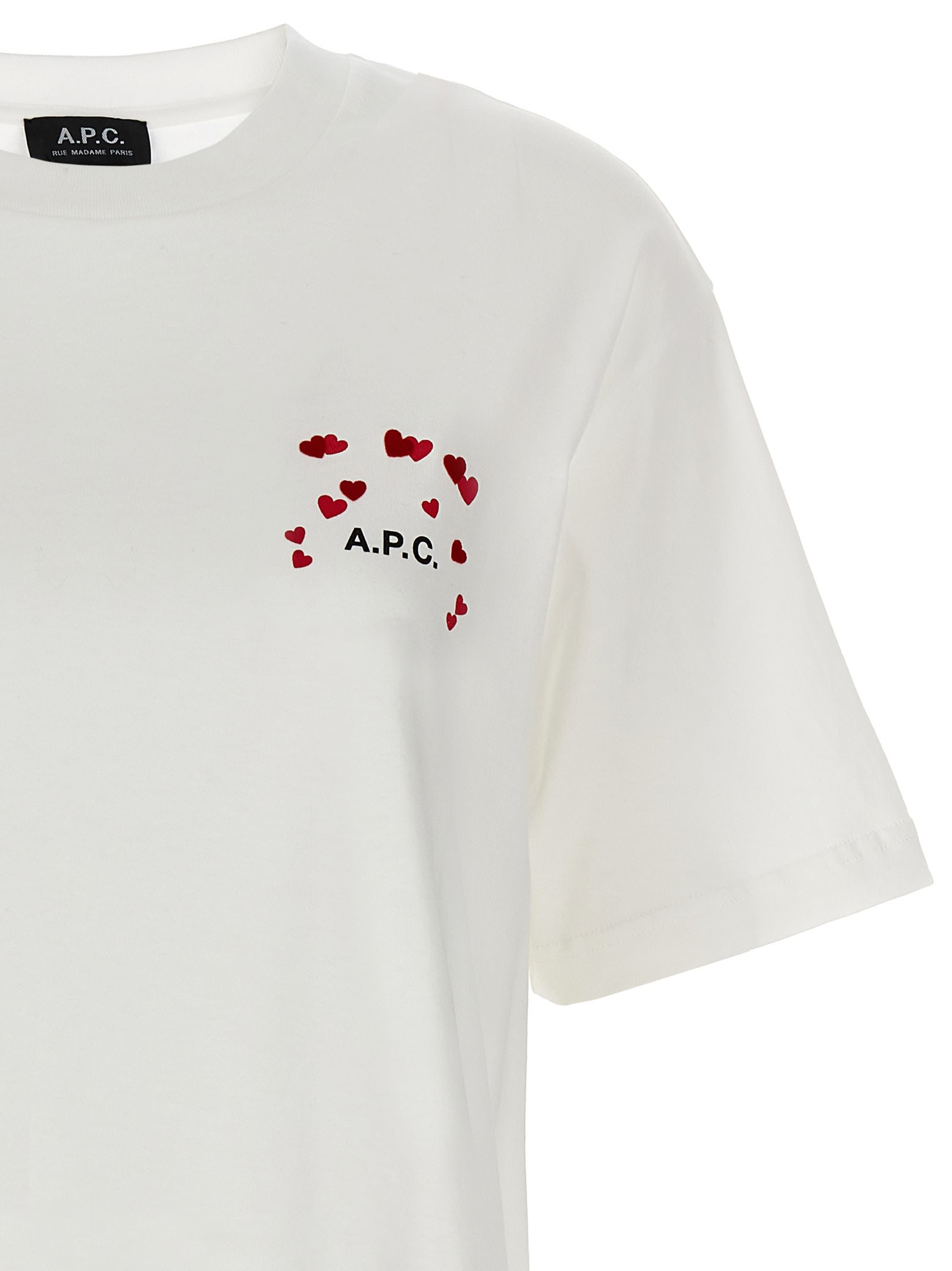 Shop Apc Valentines Day Capsule Amo T-shirt In White