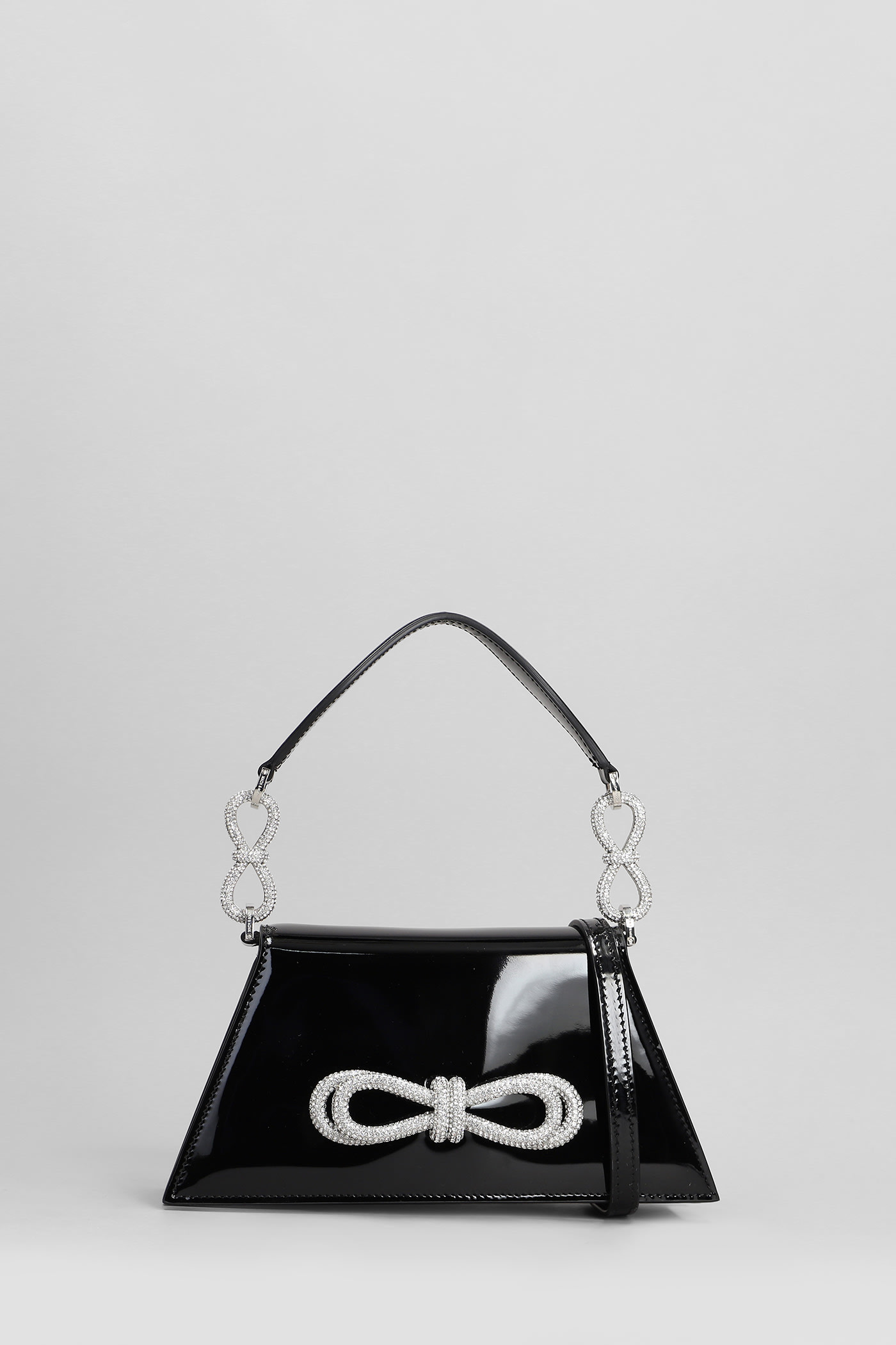 Samantha Shoulder Bag In Black Leather