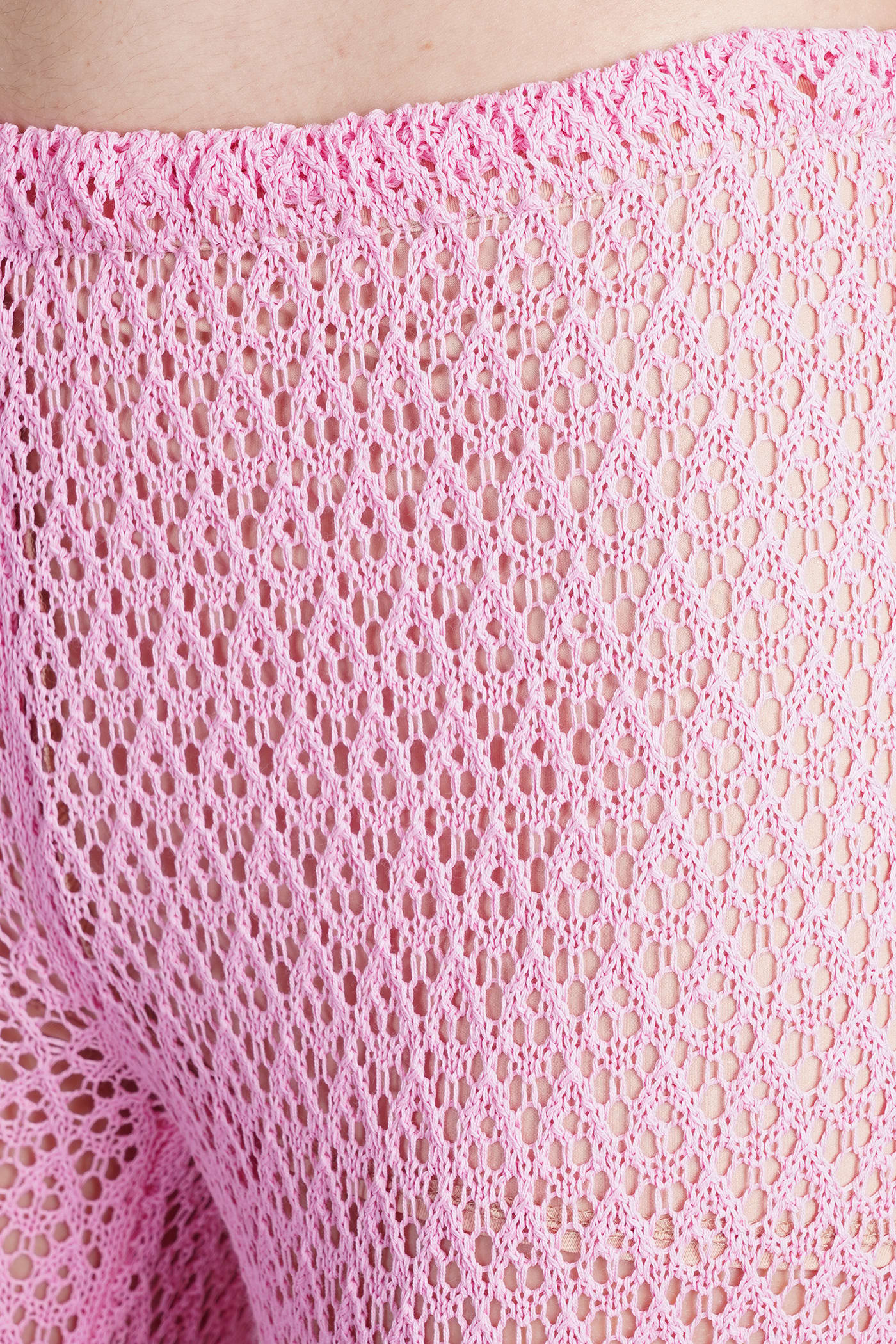Shop Blumarine Topwear In Rose-pink Viscose In Bubblegum
