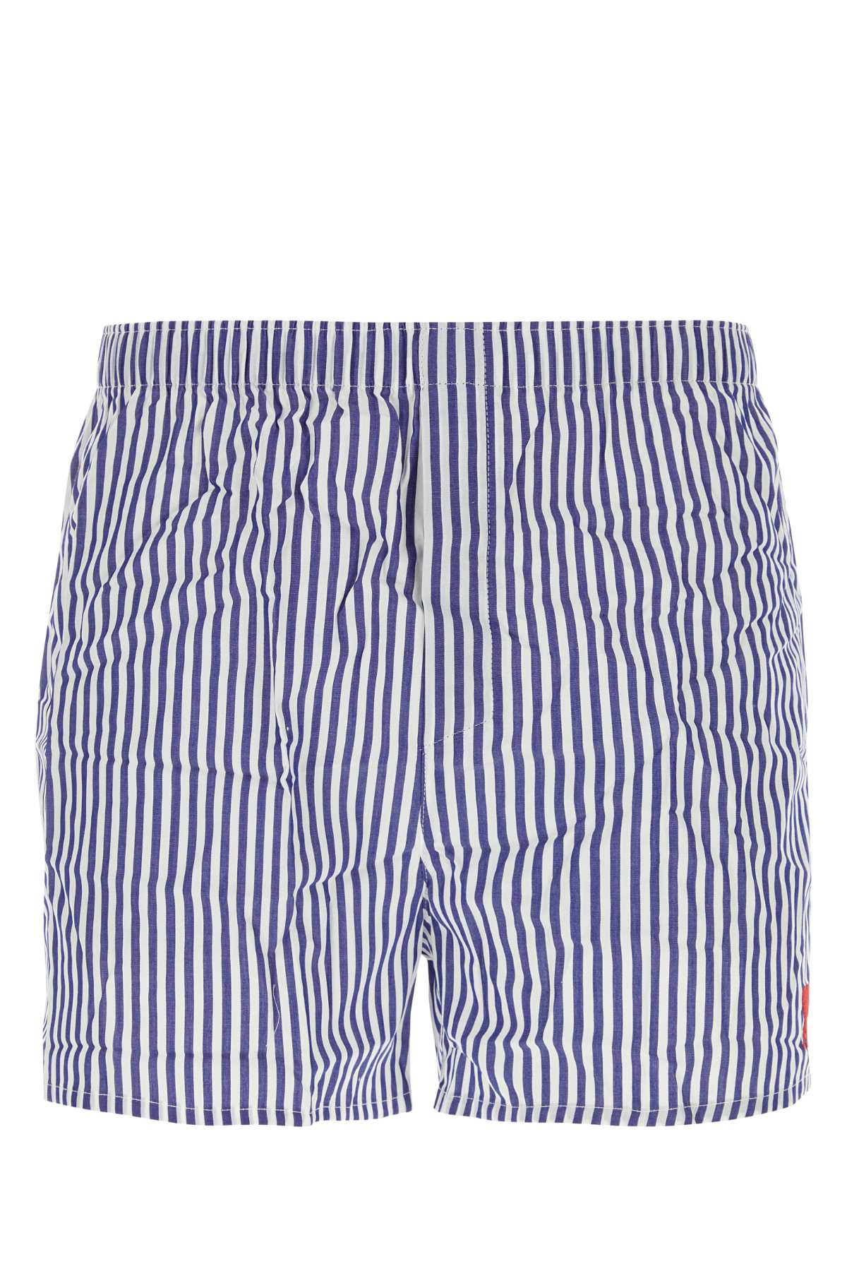AMI ALEXANDRE MATTIUSSI PRINTED COTTON BOXER