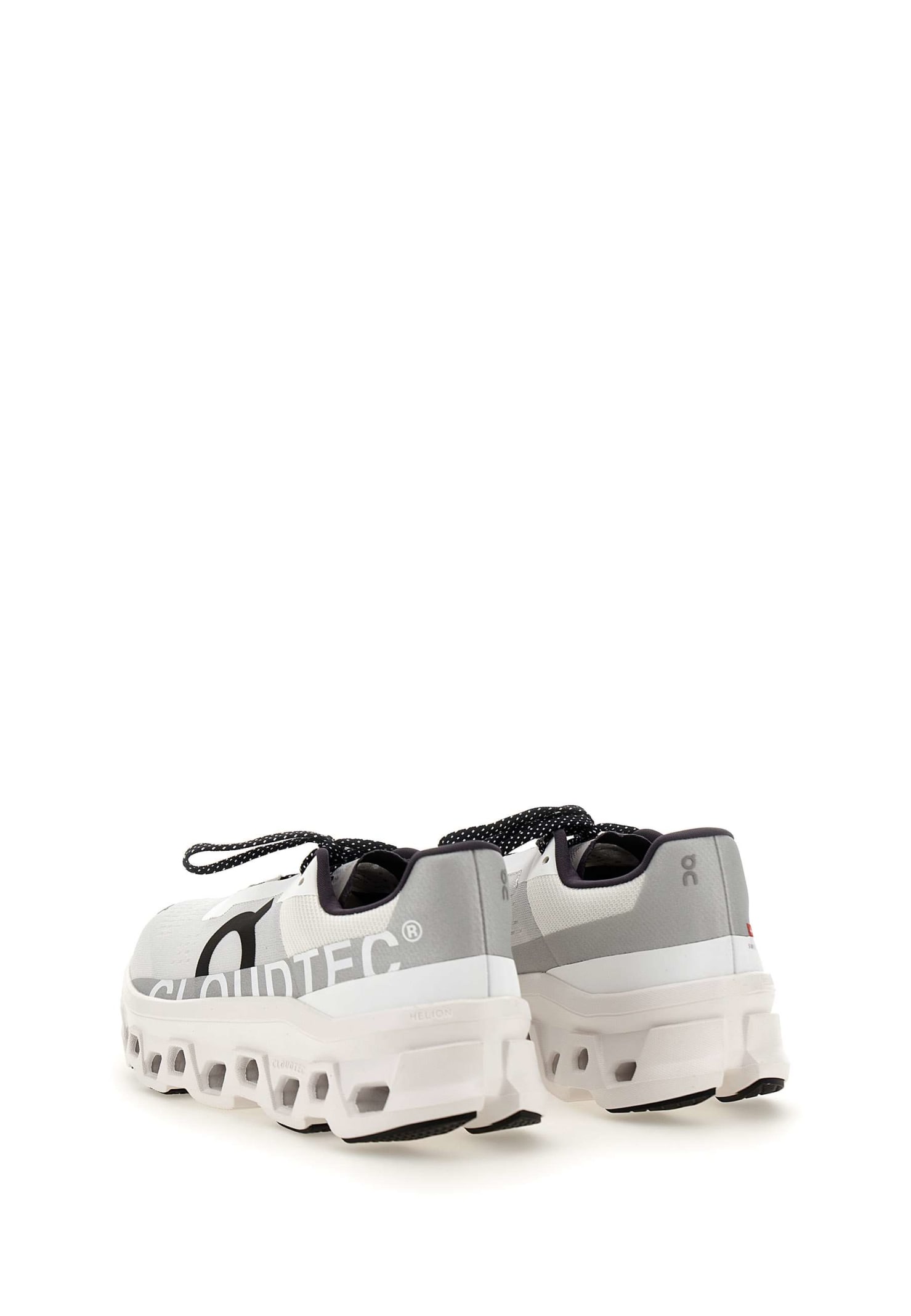 Shop On Cloudmster Sneakers In White/grey/black