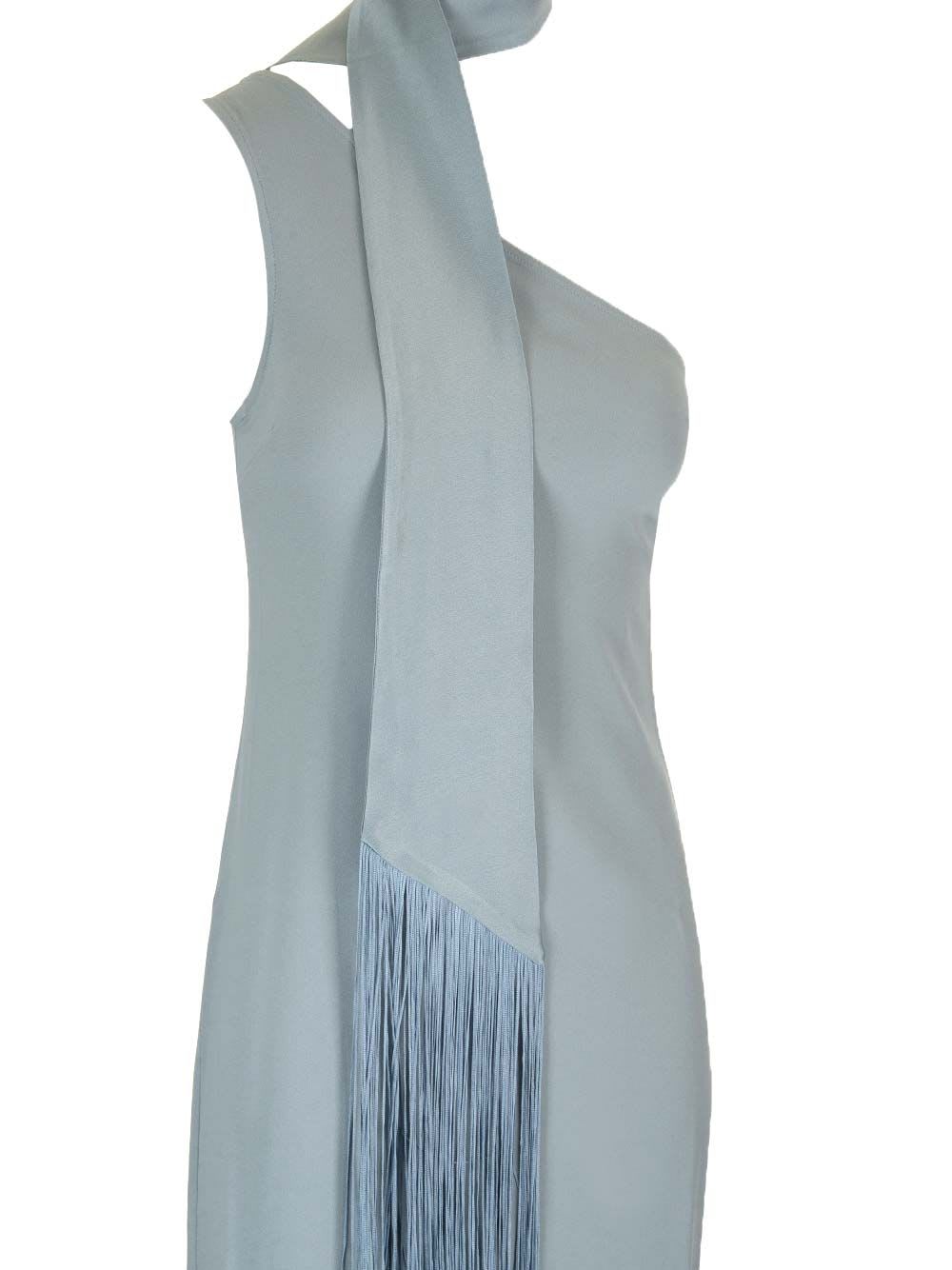 Shop Taller Marmo Caroline Long Dress In Light Blue