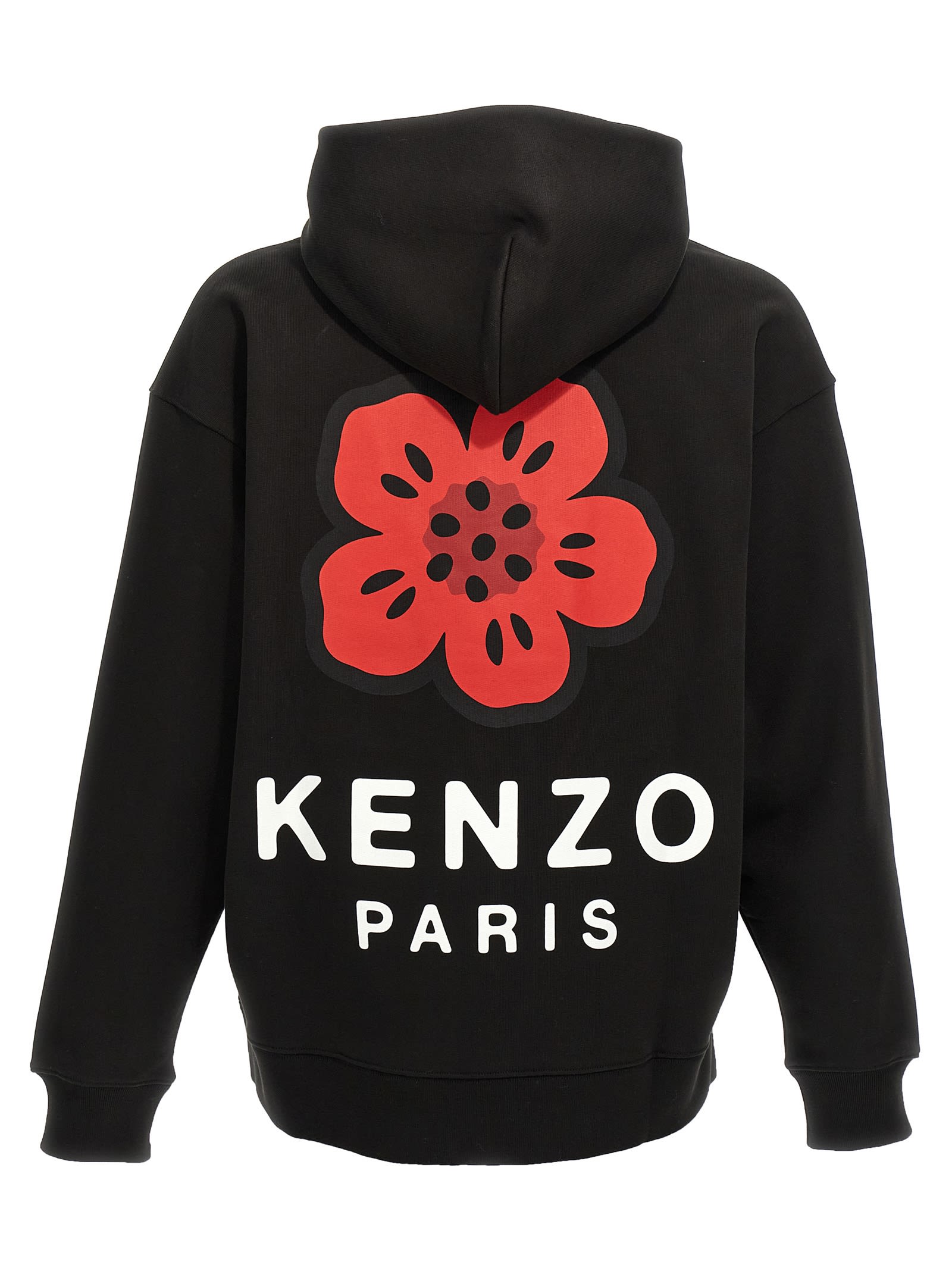 Shop Kenzo Gots Boke Hoodie In Black