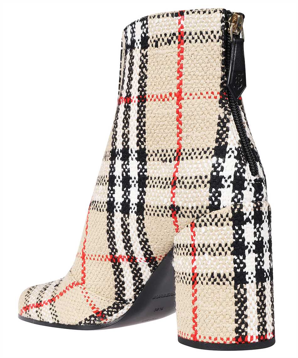 Burberry Fabric Ankle Boots In Multi