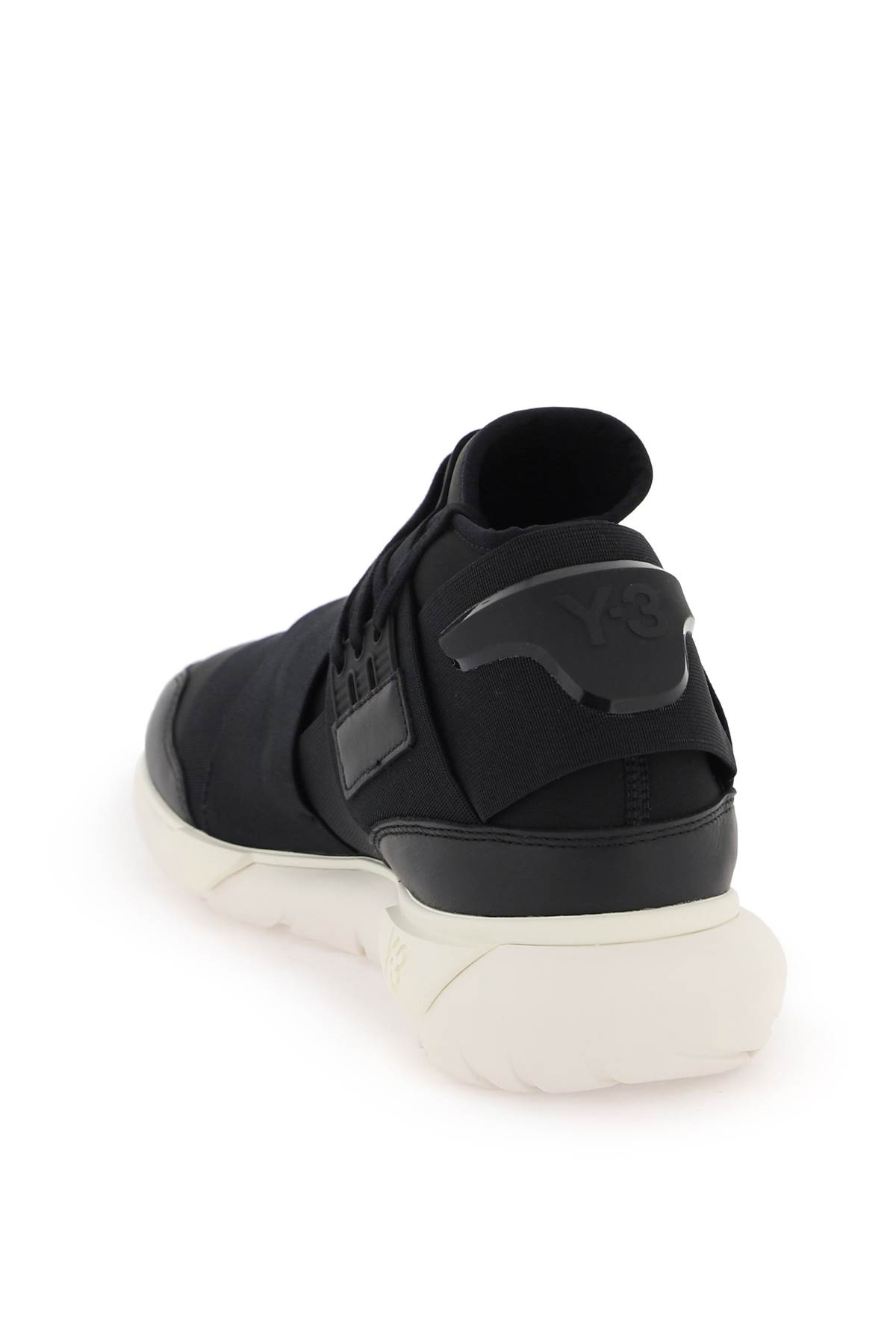 Y-3 Qasa Sneakers In Blackblackowhite