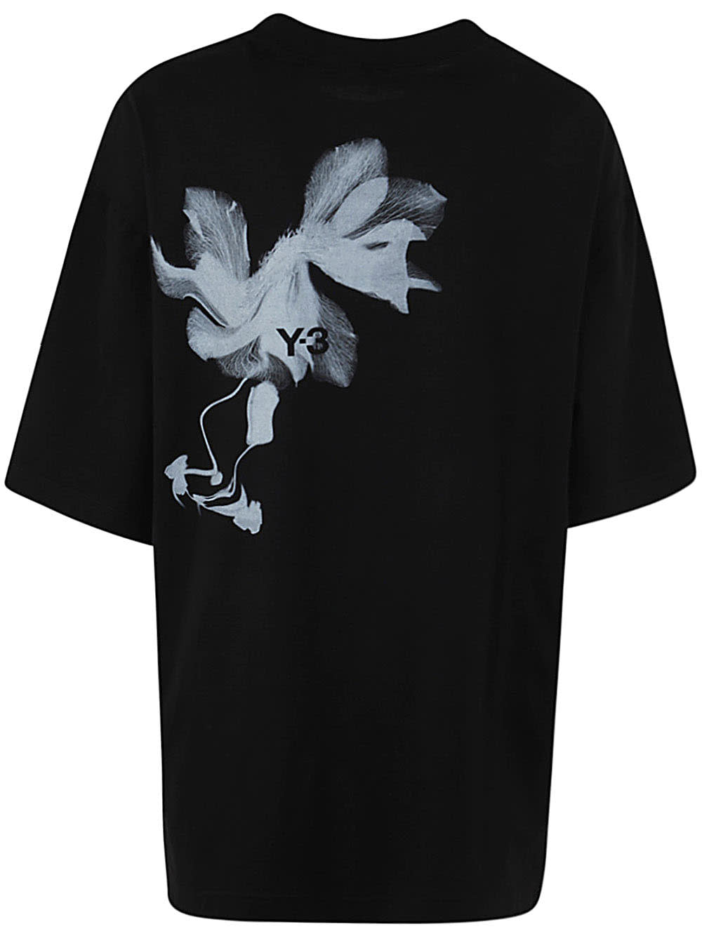Shop Y-3 Printed T-shirt In Black