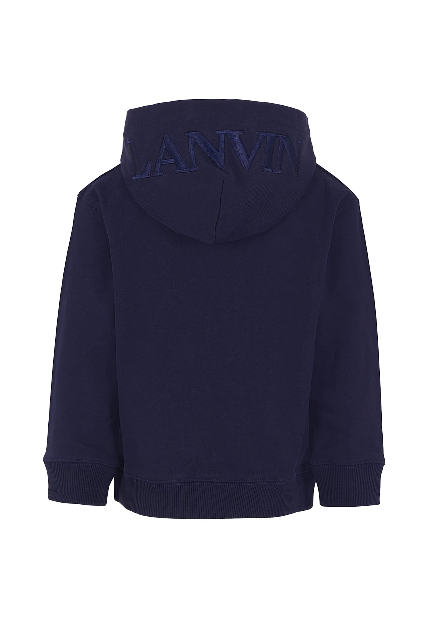 Lanvin Blue Sweatshirt For Boy With Logo In Blue