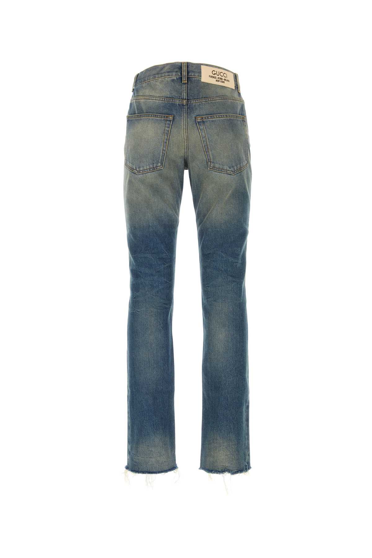Gucci Denim Jeans In Lightblue