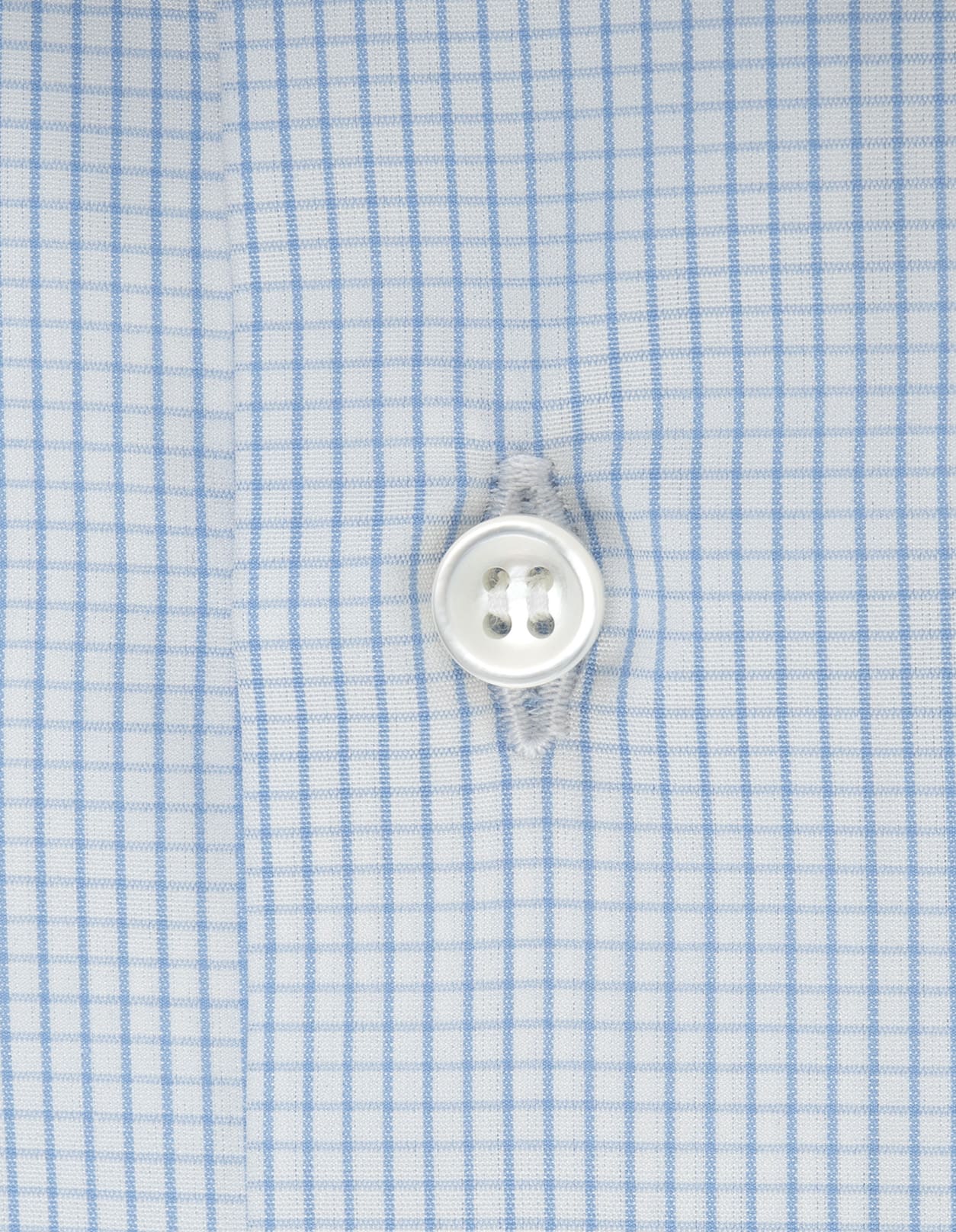Shop Fray Regular Fit Shirt With Light Blue Micro Checks