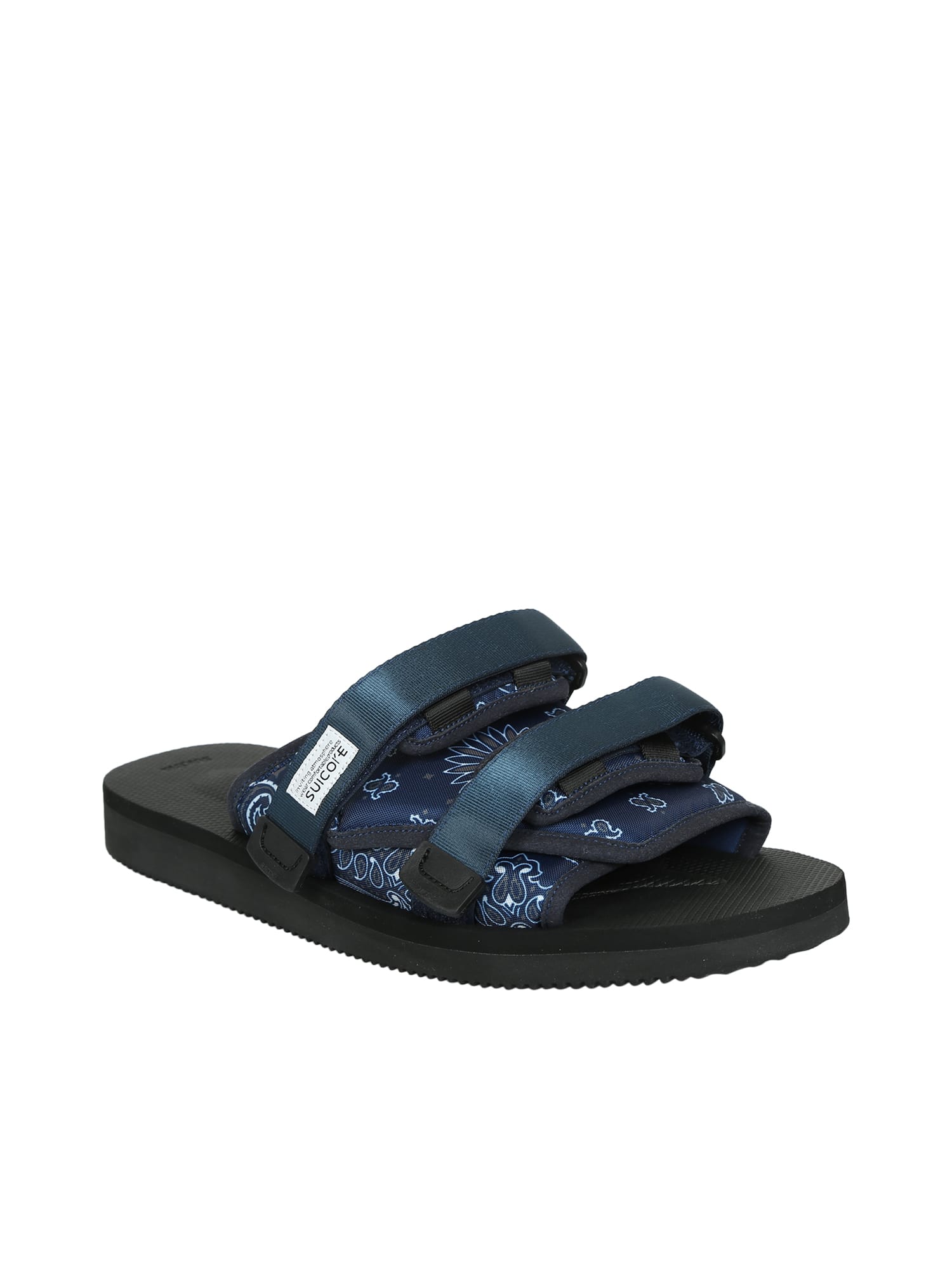 Shop Suicoke Moto-cab-pt02 Sandals In Blue