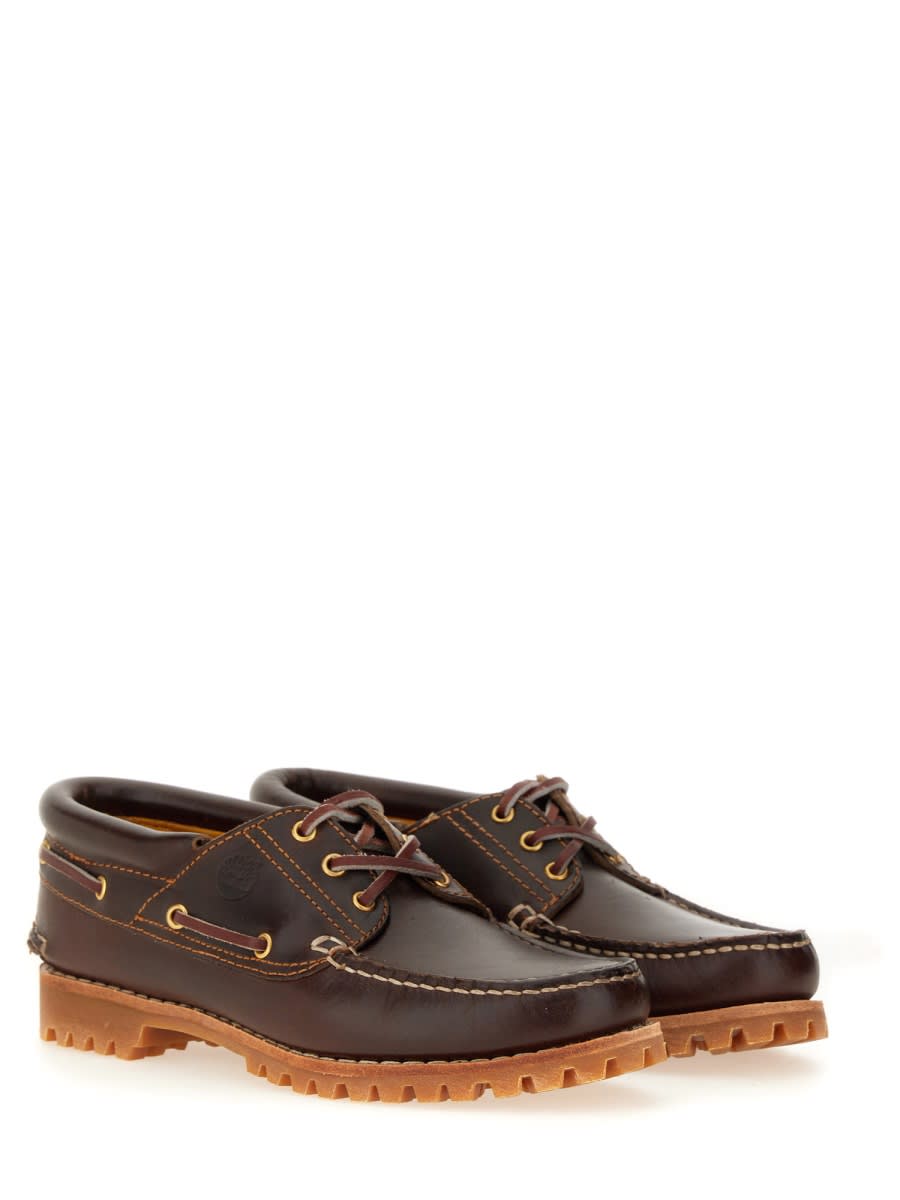 Shop Timberland ® Authentic Boat Moccasin In Brown