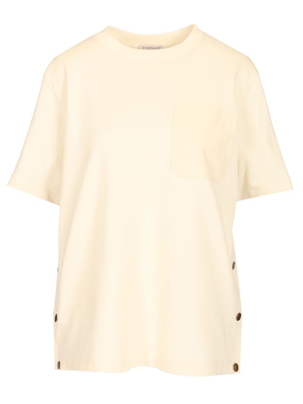 T-shirt With Side Buttons