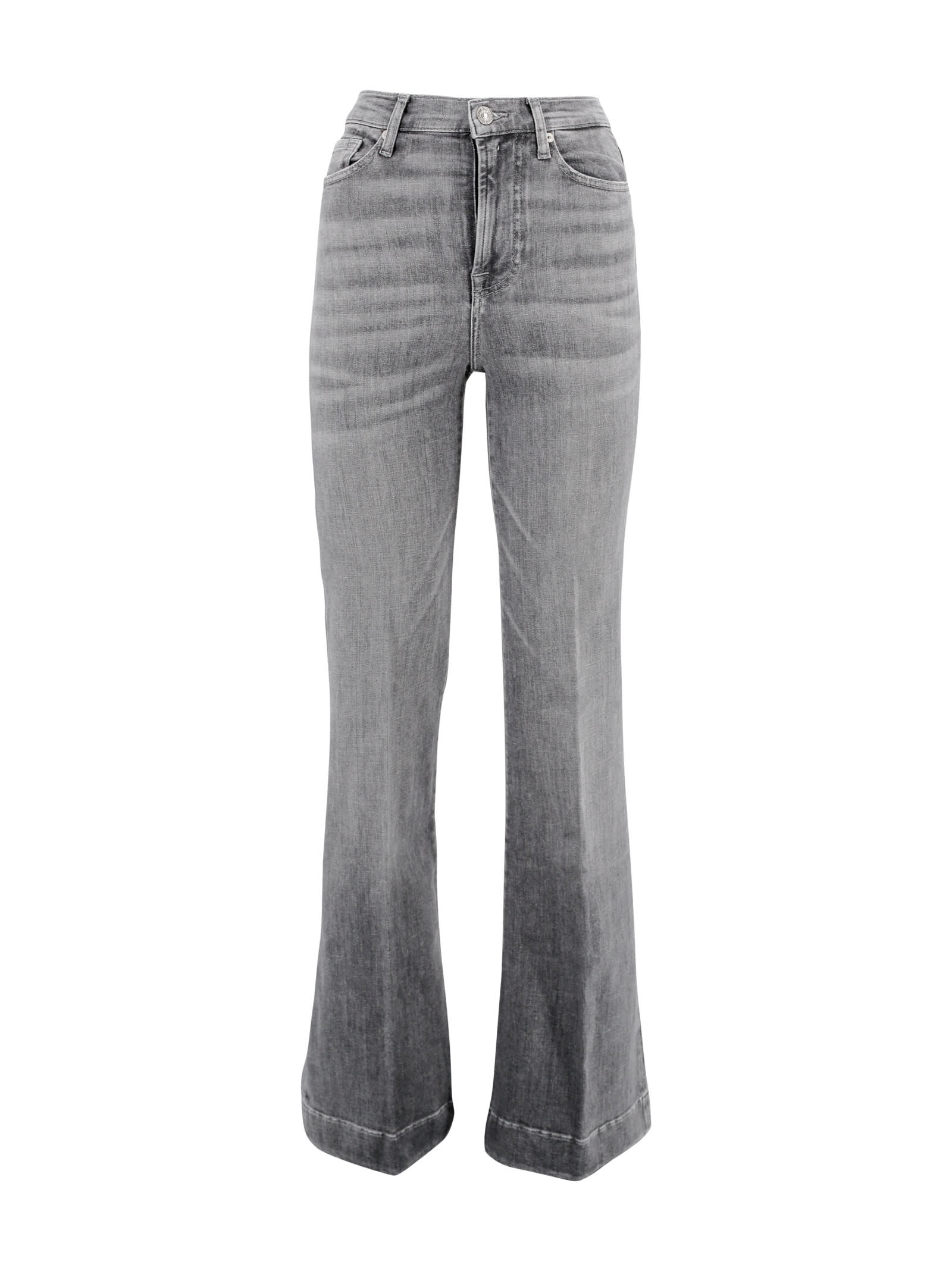 Shop 7 For All Mankind Modern Dojo High-rise Flared Jeans