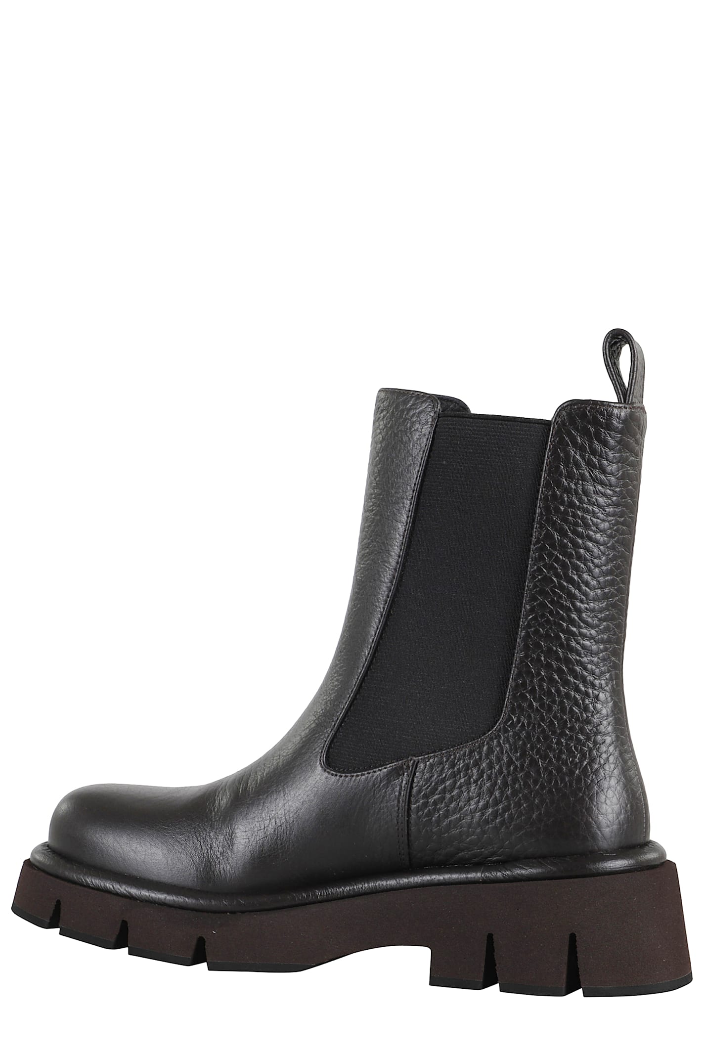 Paloma Barceló Textured Platform Boots In Black