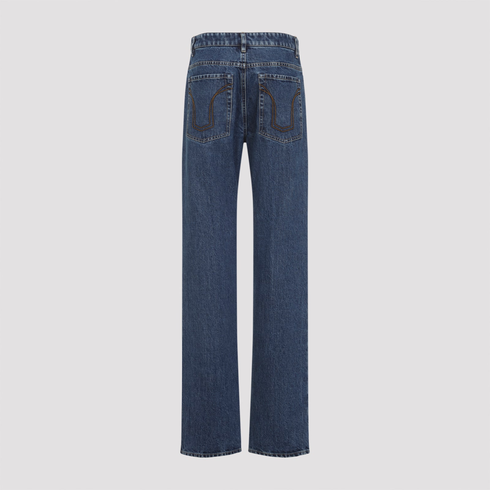 Jil Sander Trouser 114 Treated In Blue