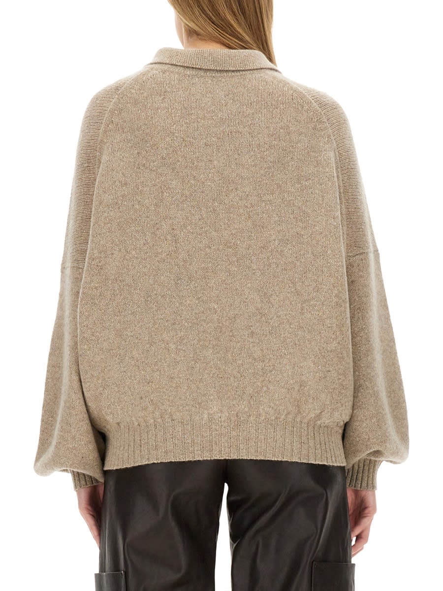 Shop Khaite Sweater The Rene In Brown