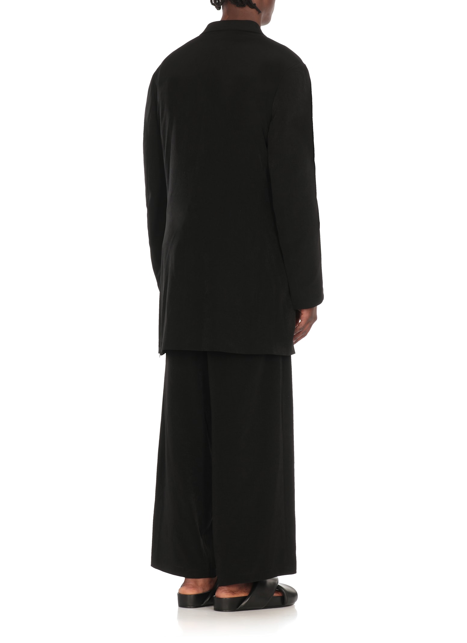 Yohji Yamamoto Single-breasted Jacket In Black