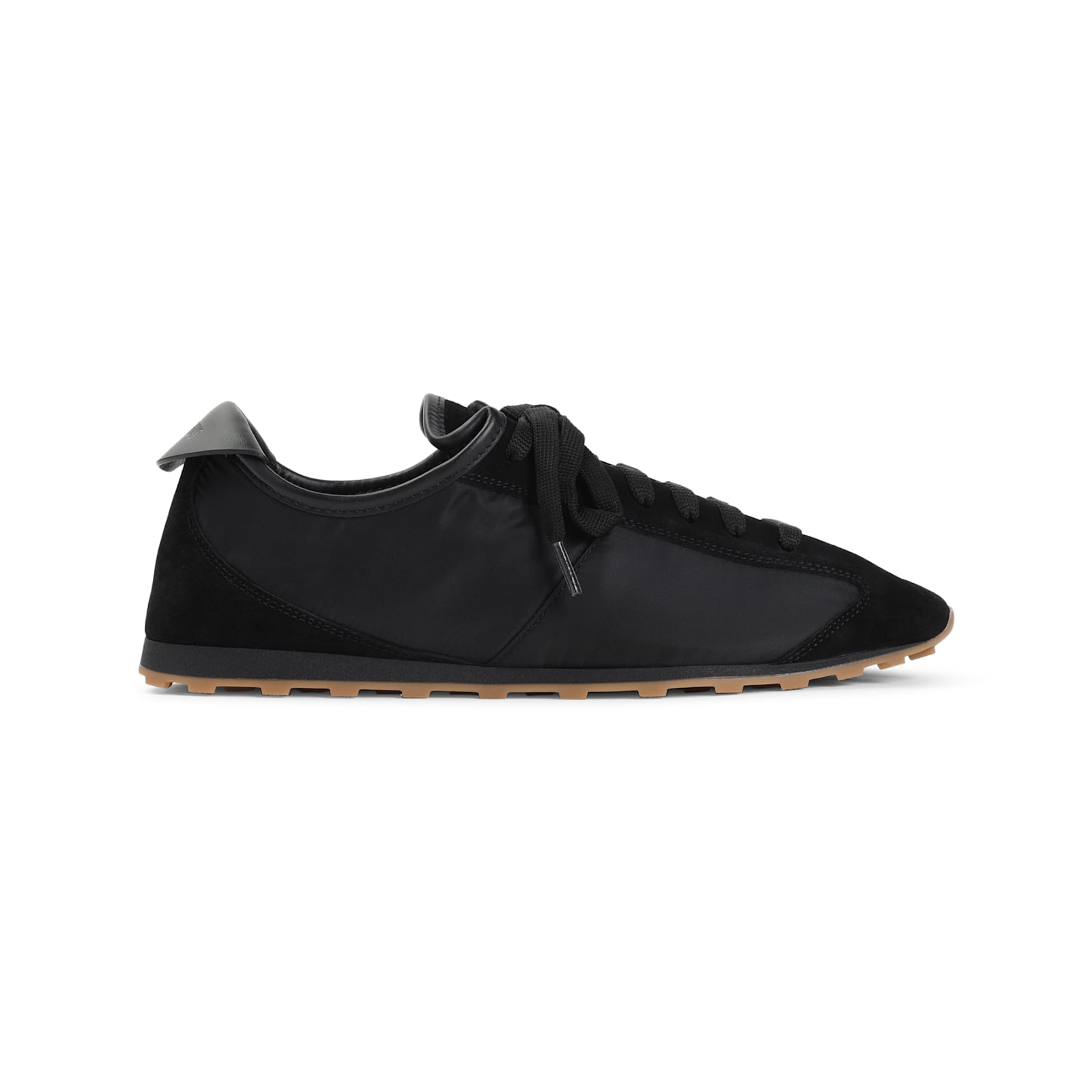 Jacquemus Le Tennis Sneakers In Hydro-treated Suede And Nylon Shoes In Black