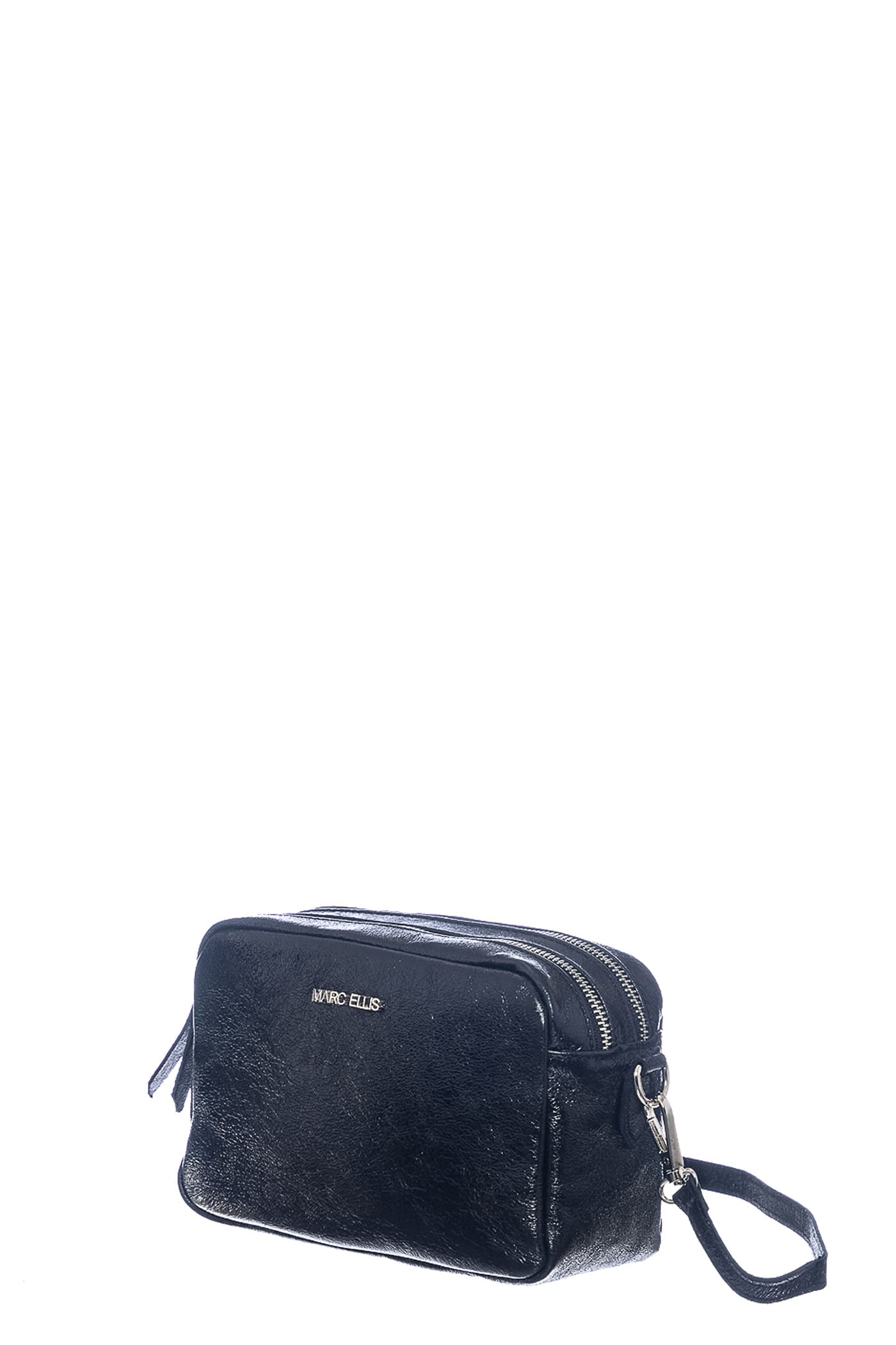 Marc Ellis Allyson Piper Shoulder Bag In Black Leather