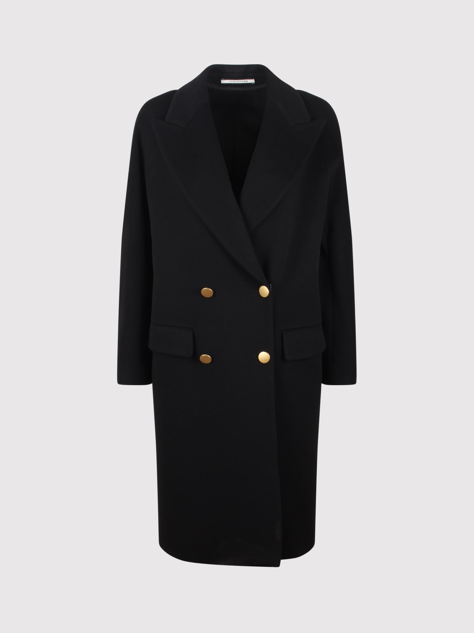 Shop Tagliatore Berenice Coat In Black