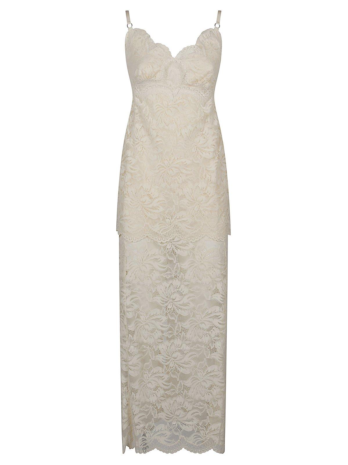 Lace Detailed Sleeveless Maxi Dress