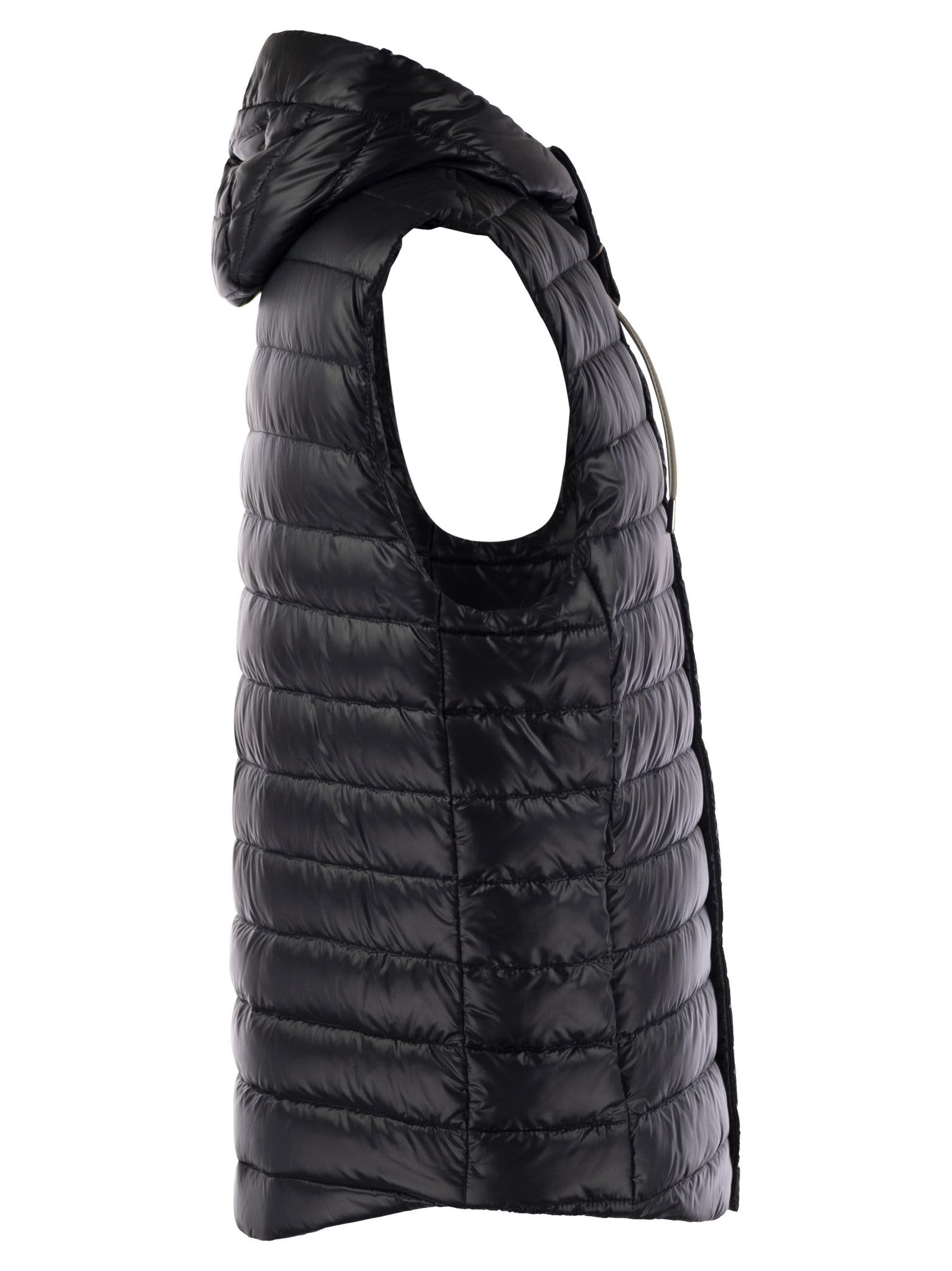 Herno Men's Sleeveless Down Jacket In Blue