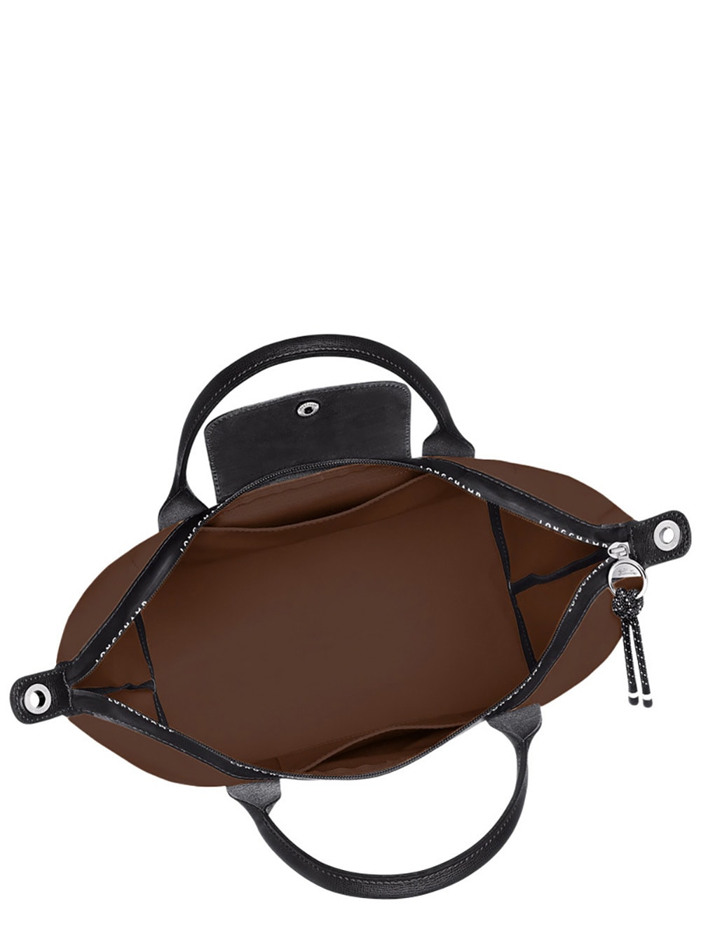Longchamp Le Pliage Energy Brown Large Handbag With Adjustable And Removable Shoulder Bag And Embossed Logo On