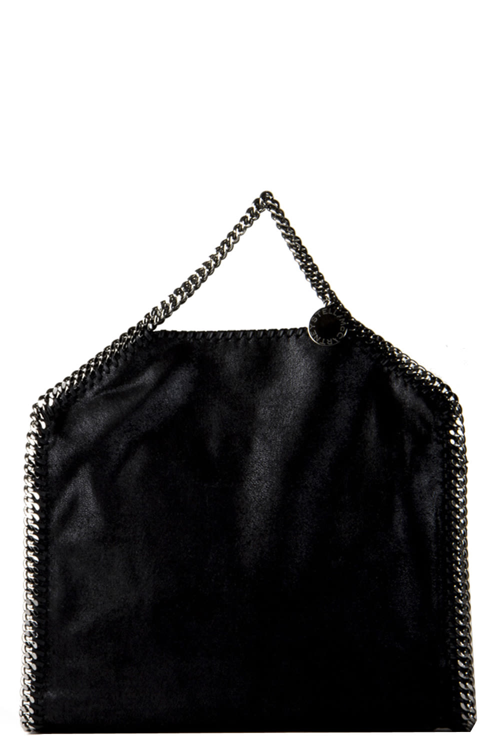 Shop Stella Mccartney Falabella Shoulder Bag In Black