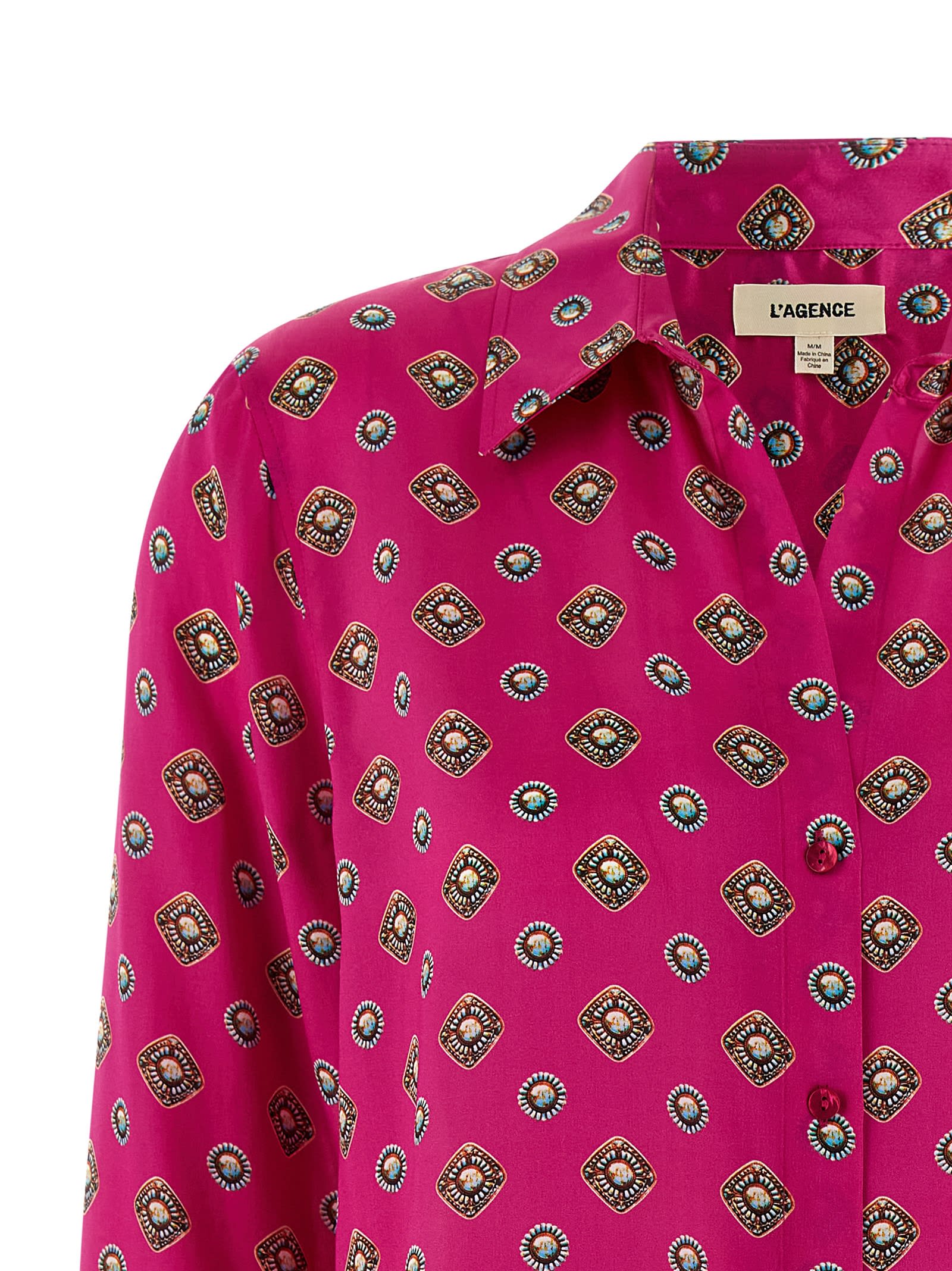L'agence Tyler Shirt In Pink