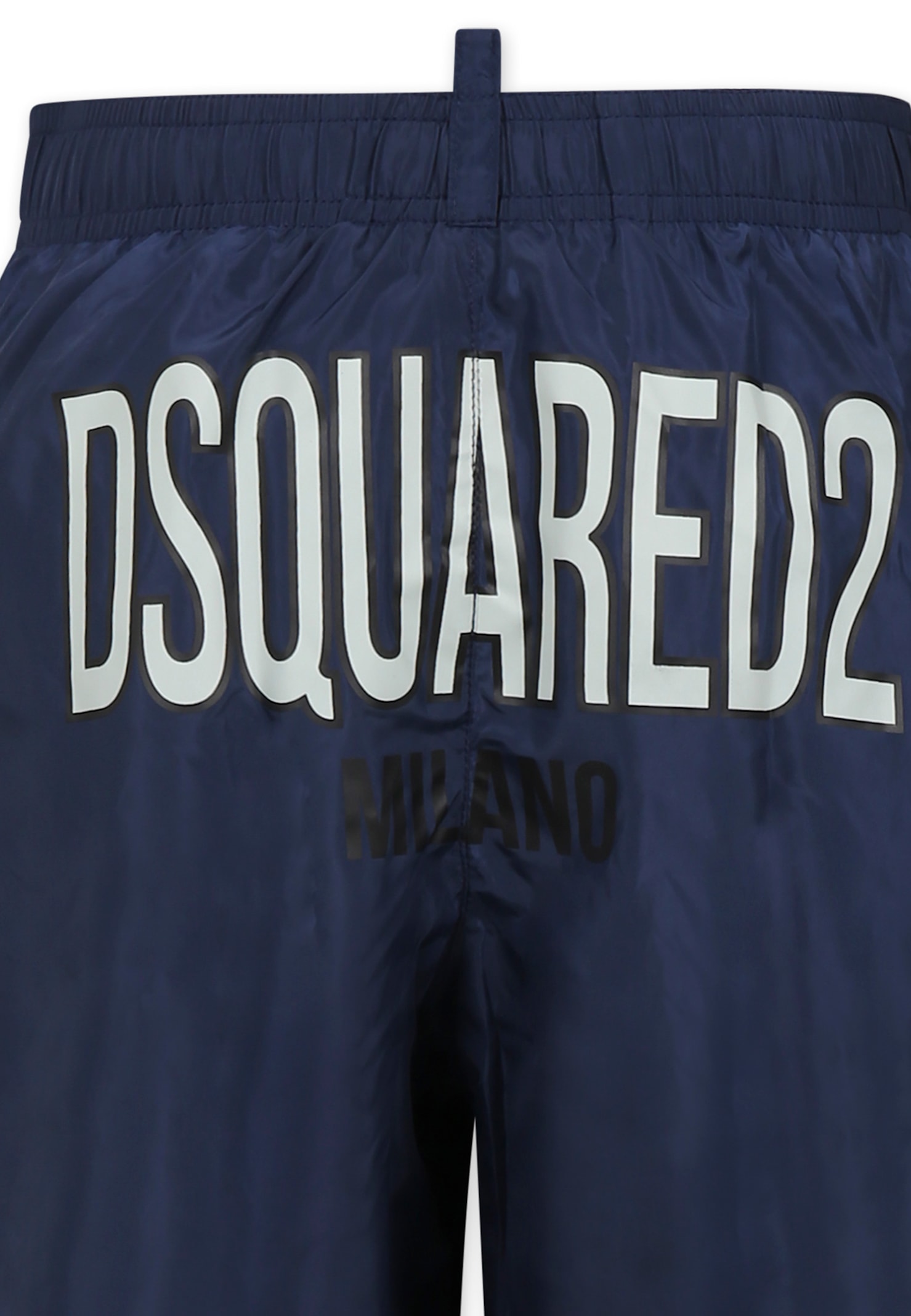 Shop Dsquared2 Blue Swim Shorts For Boy With Logo