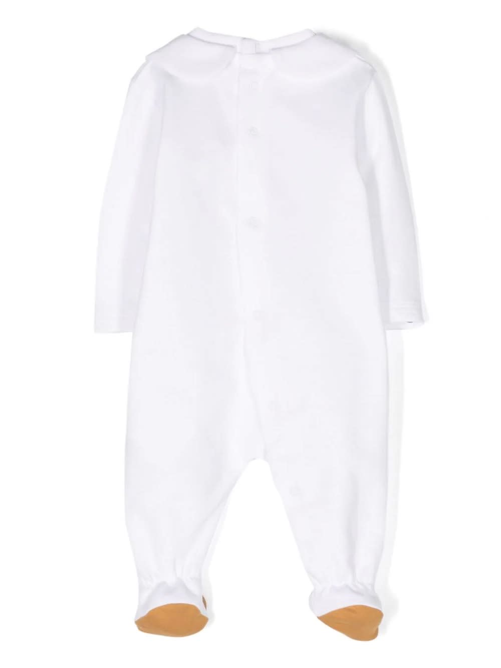 Shop Moschino White Pyjamas With  Teddy Friends Print