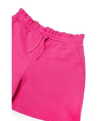 Shop Max&amp;co. Shorts Con Logo Ricamato In Fucsia